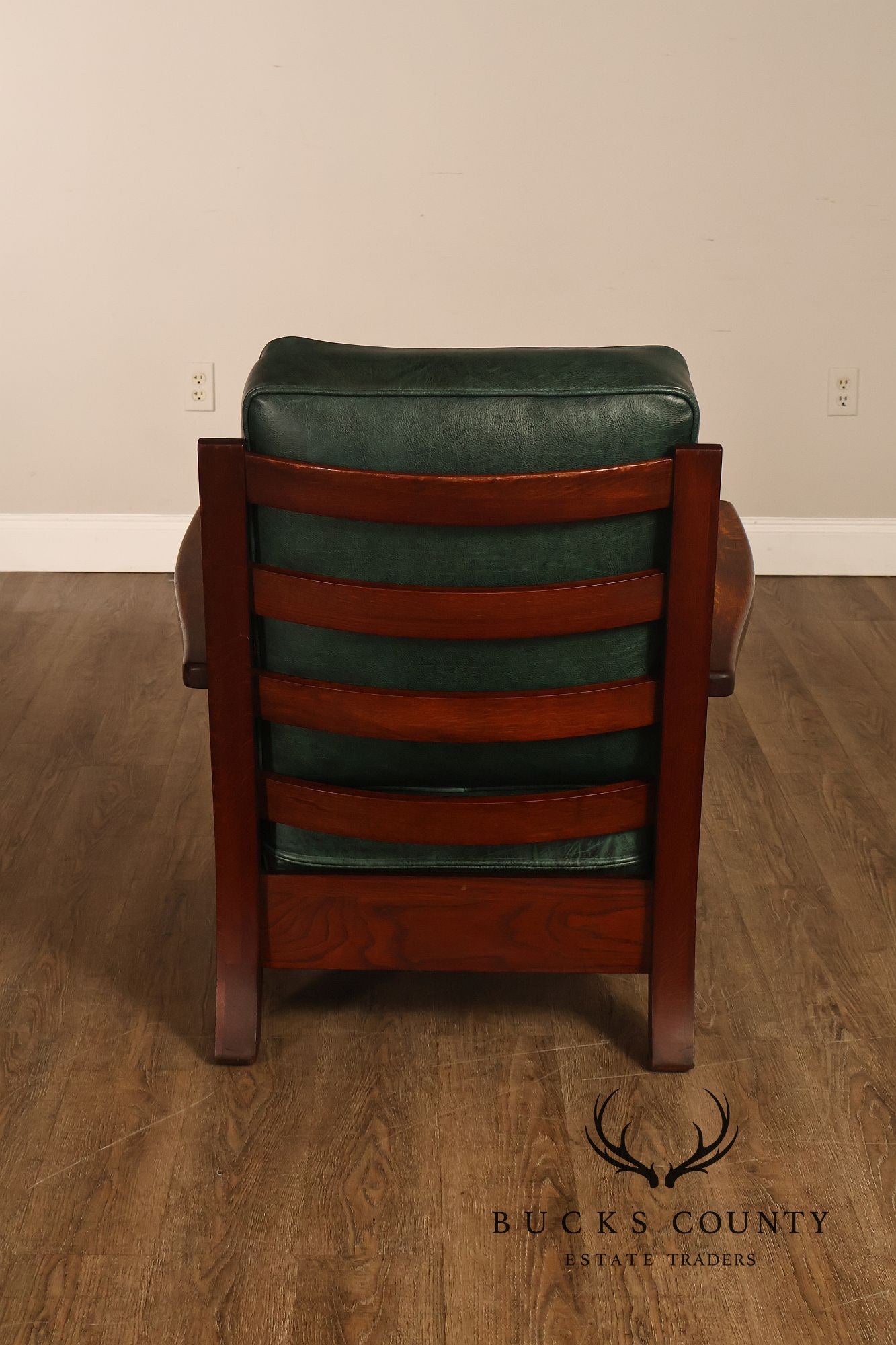 Limbert Arts & Crafts Antique Mission Oak Lounge Chair And Rocking Chair