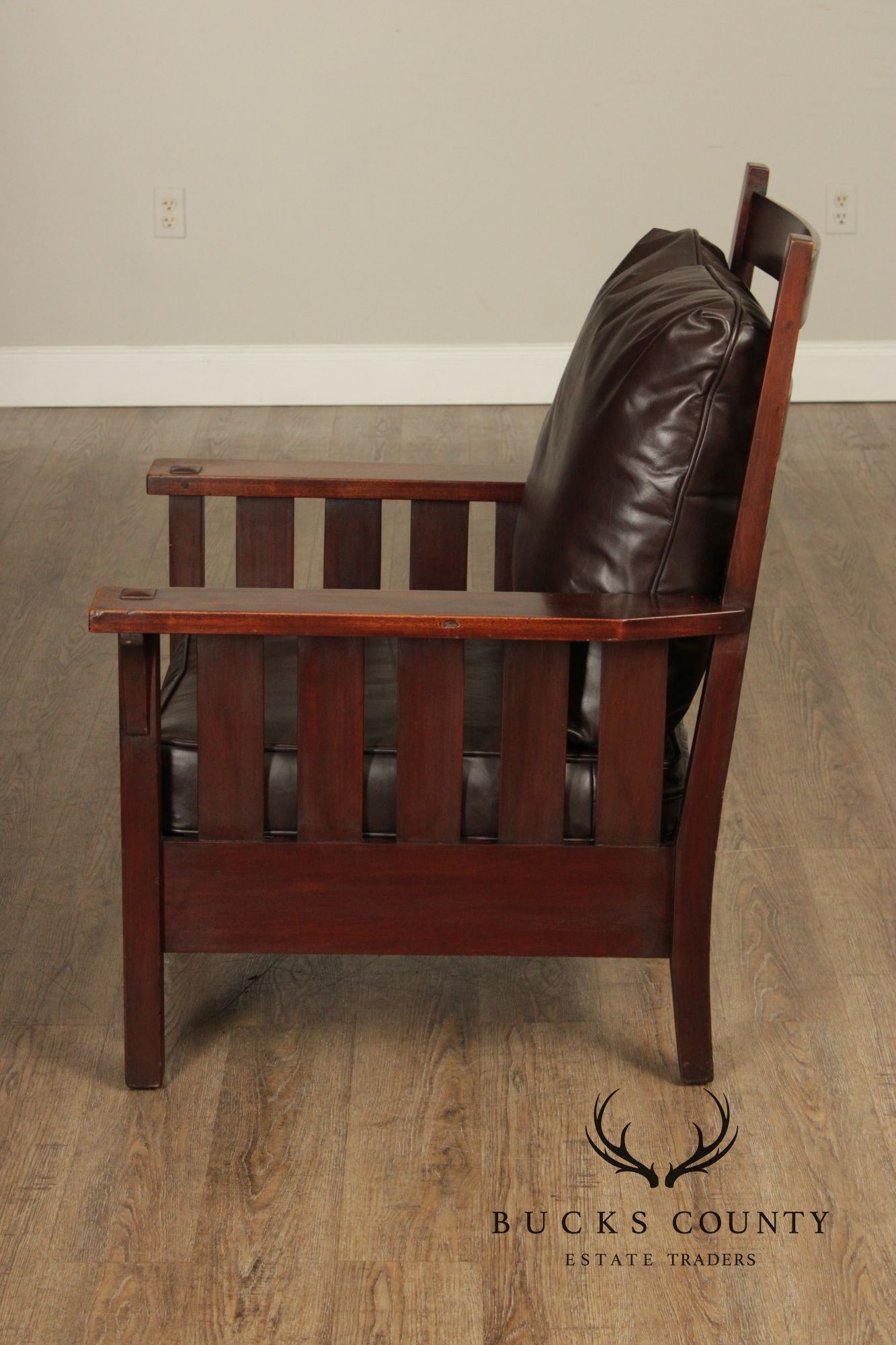 Gustav Stickley Antique Mission Mahogany Armchair