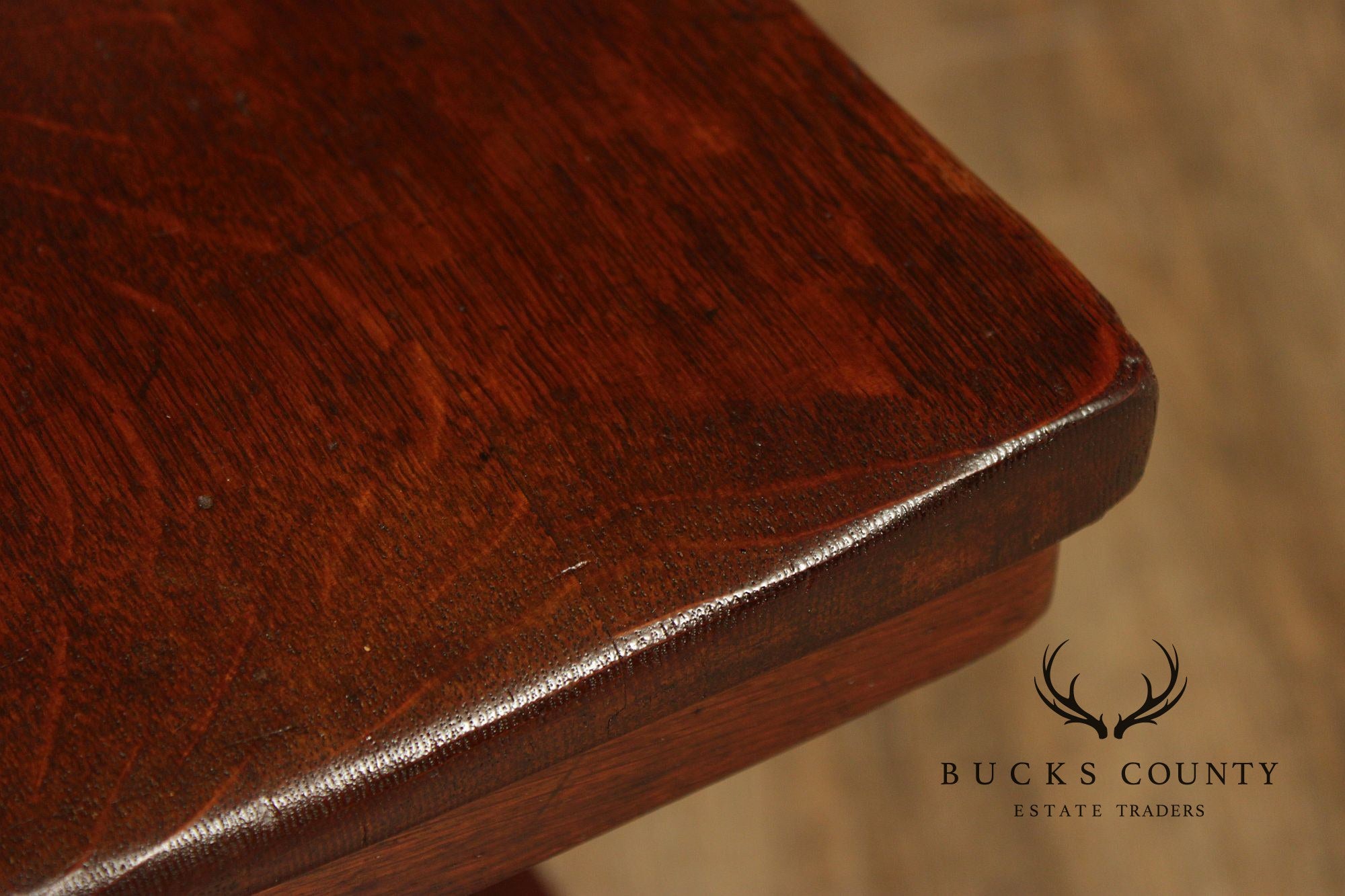 B.L. Marble Chair Antique Oak Swivel Clerk or Drafting Chair