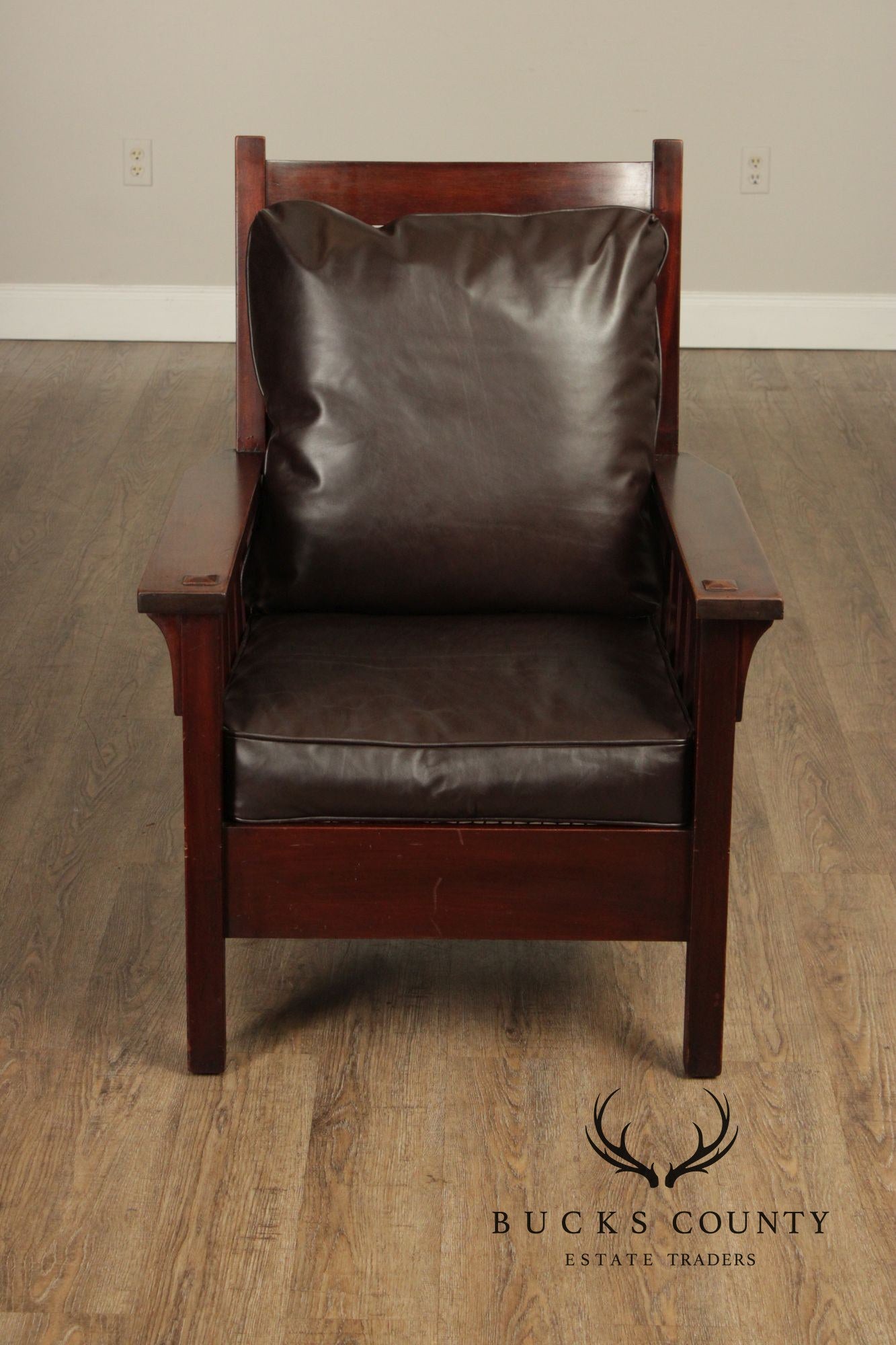 Gustav Stickley Antique Mission Mahogany Armchair