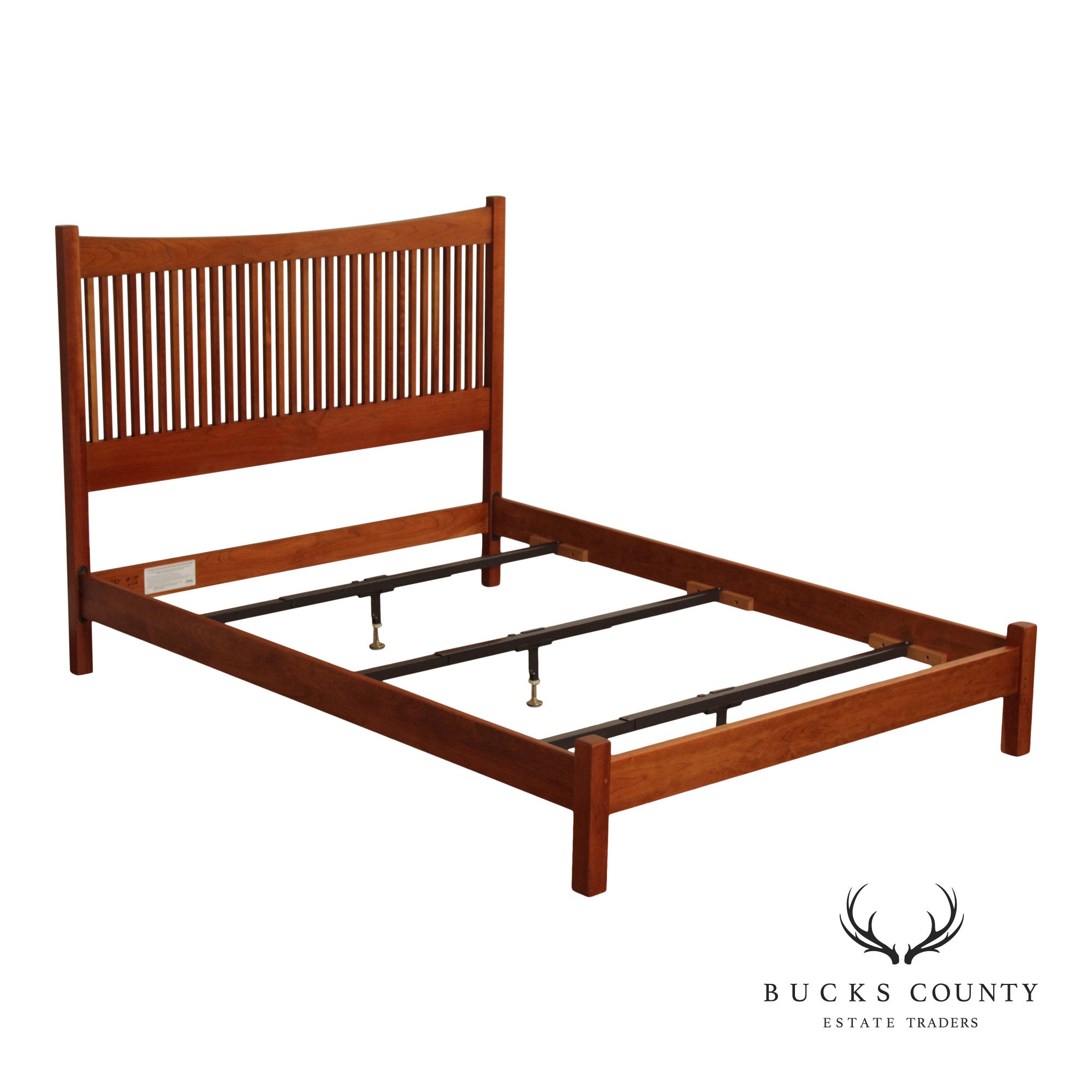 Stickley Mission Collection Cherry Queen Spindle Bed2495