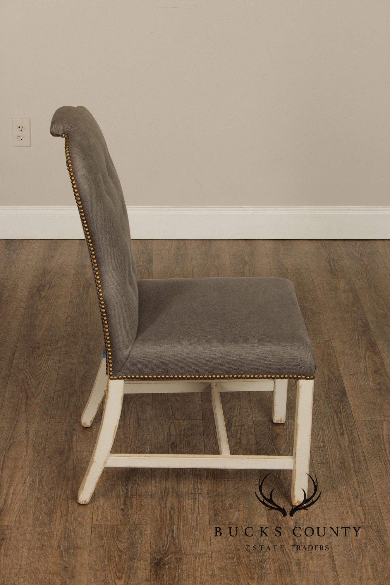 Bunny Williams Home Pair of George II Style 'Jack Chairs'