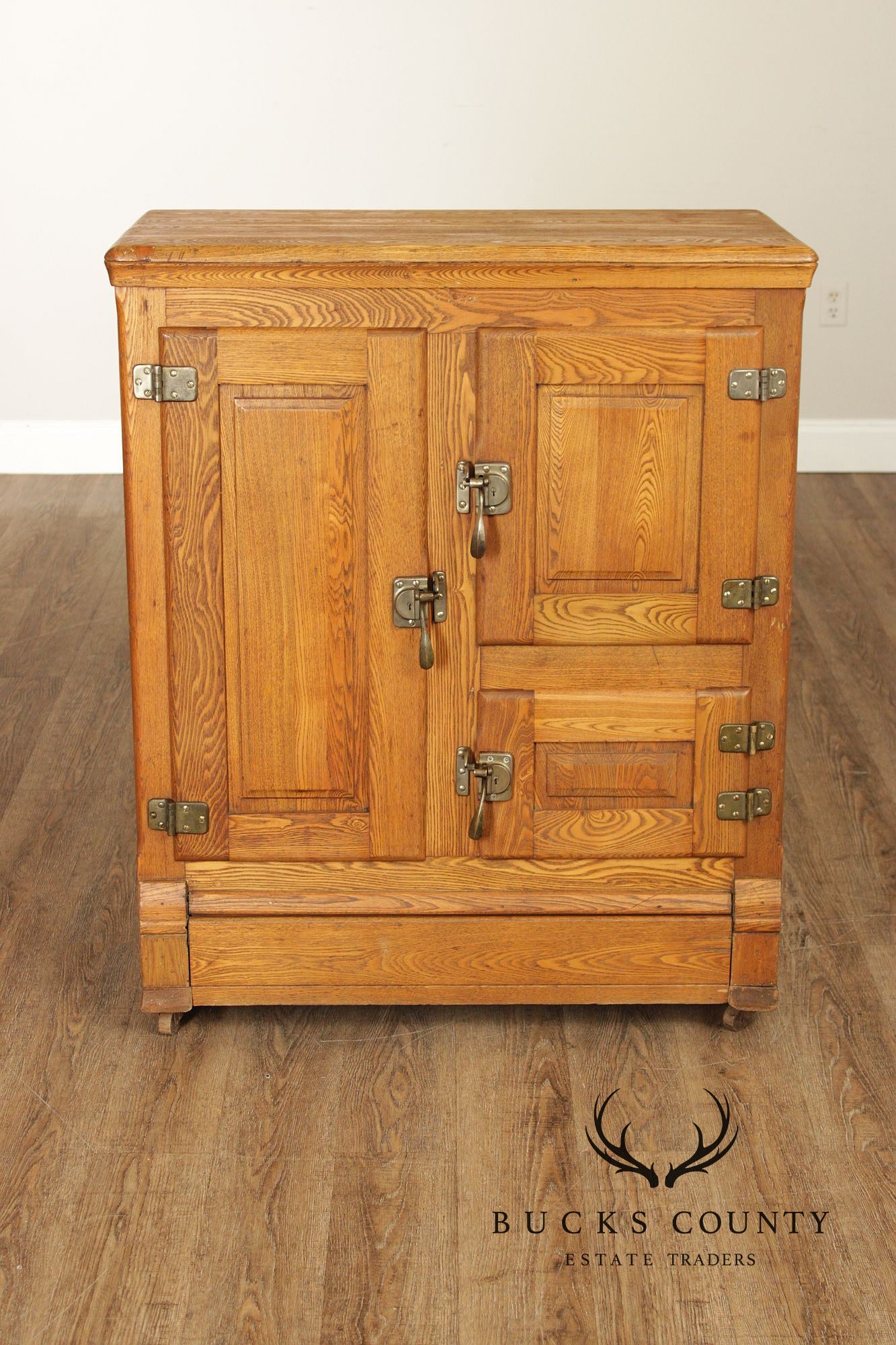 M. Poet & Sons Antique Oak Ice Box