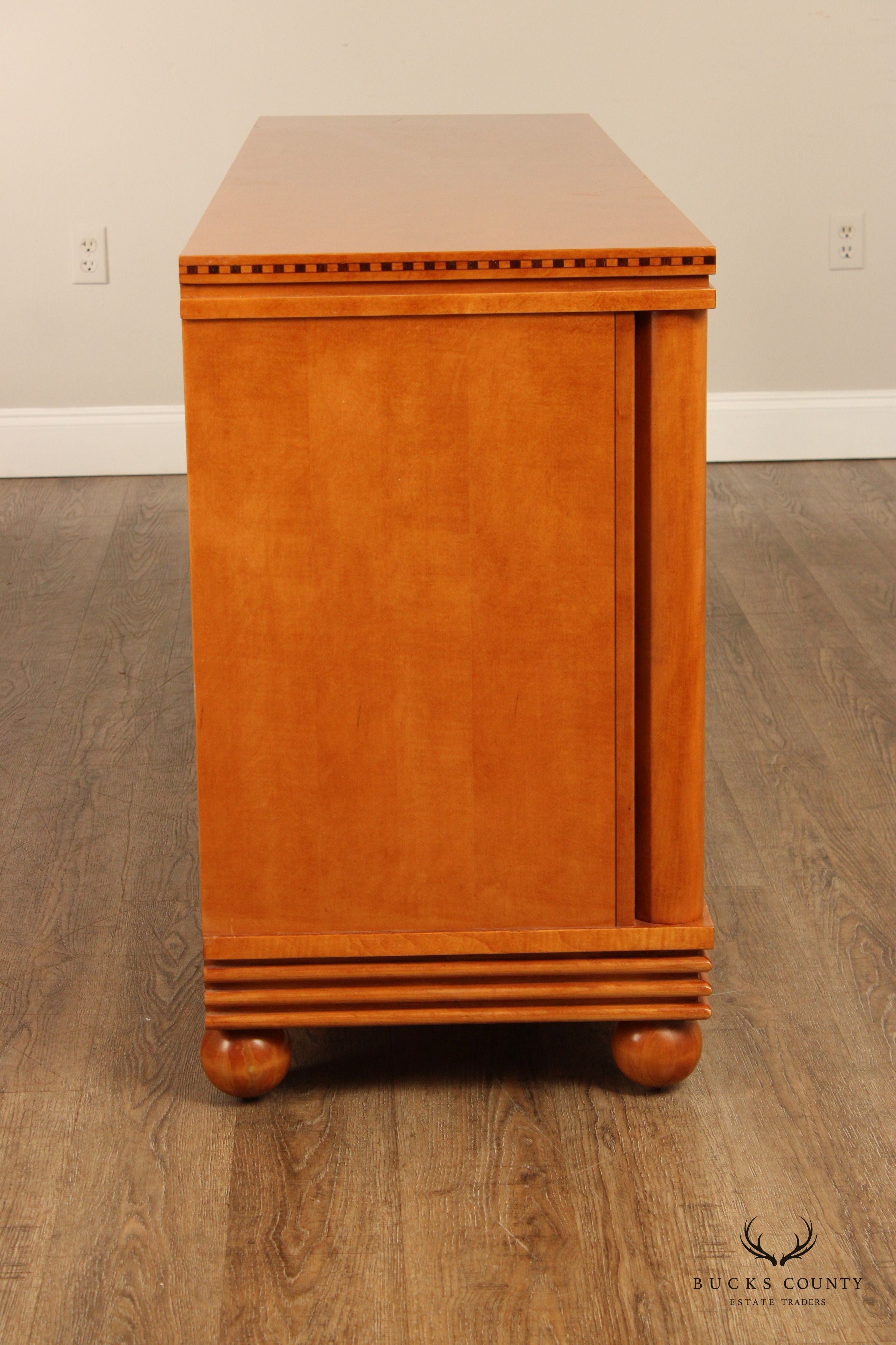 Hickory White Genesis Collection Biedermeier Style Triple Dresser