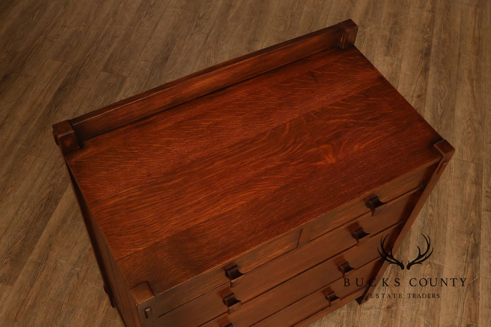 Antique Gustav Stickley Oak Chest of Drawers #626