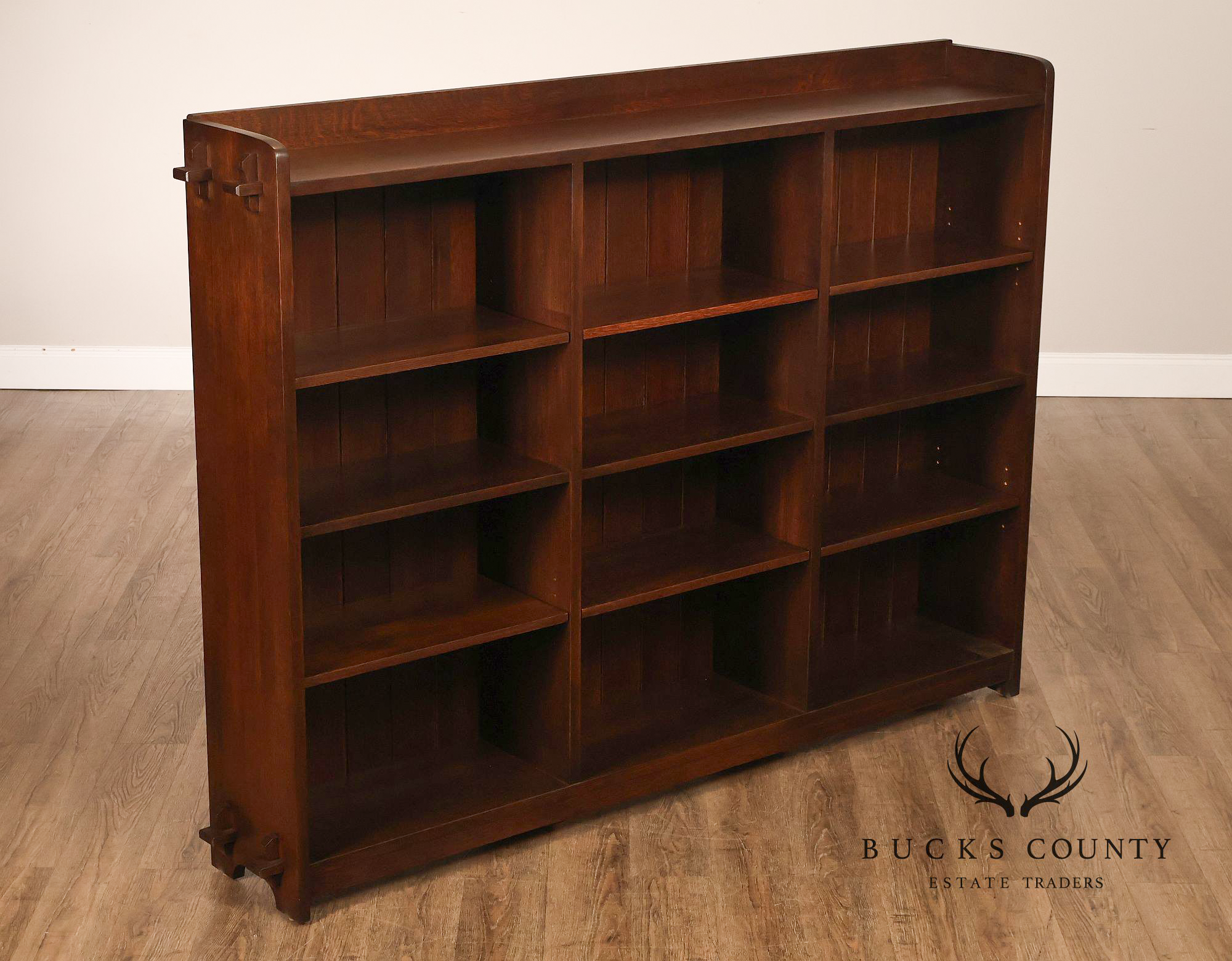 Stickley Mission Collection Oak Open Bookcase