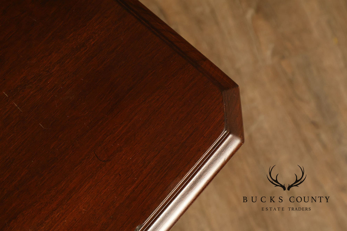 Ethan Allen 'Georgian Court' Pair of Cherry Open Nightstands