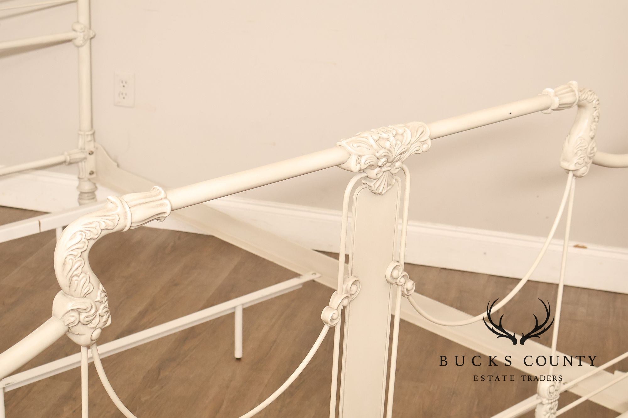 Frontgate Jardin Collection King Size Metal Canopy Bed
