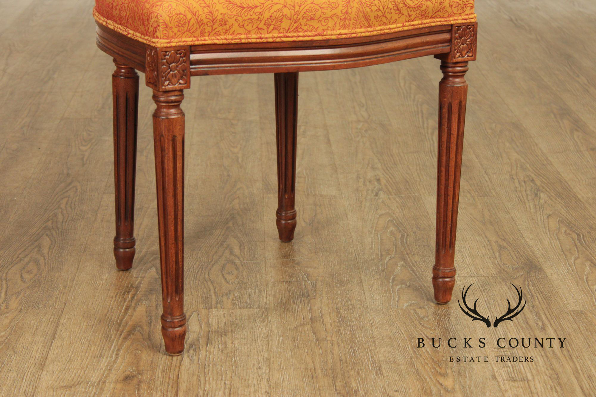 Ethan Allen French Louis XVI Style Pair of Side Chairs