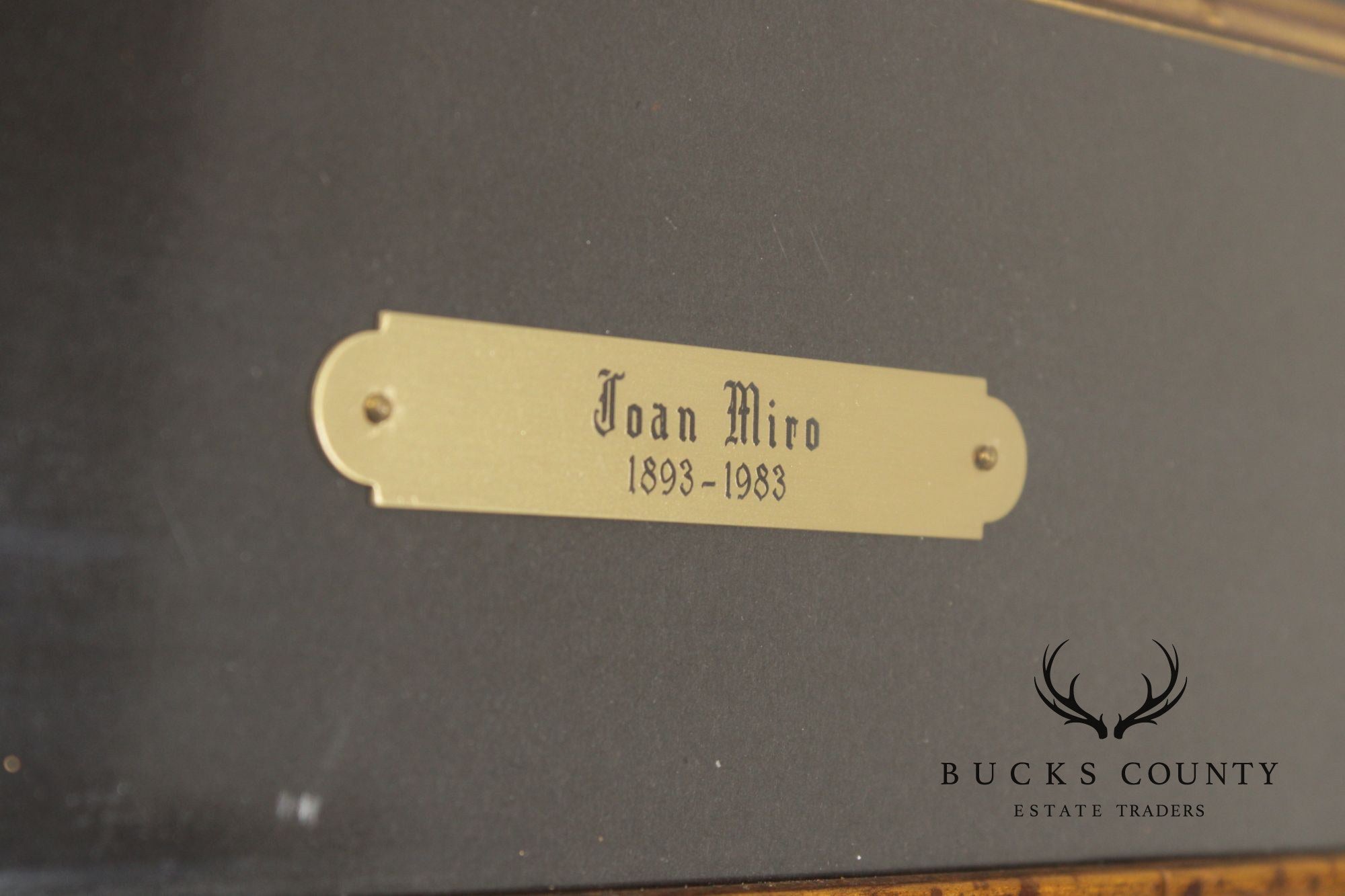 Joan Miró Framed Lithograph, 'Maravillas 8'