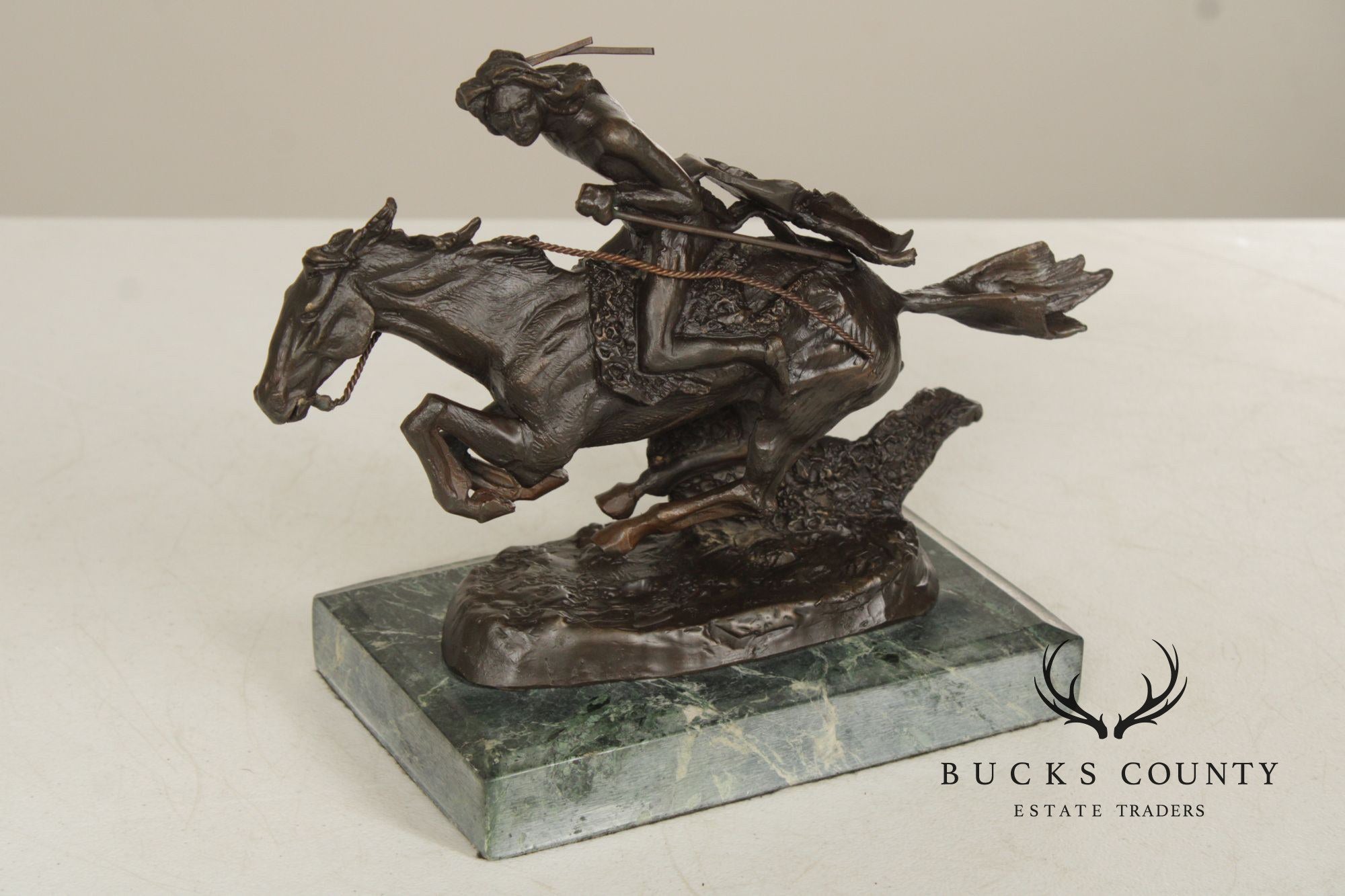 Frederic Remington Bronze Statue, 'Cheyenne'