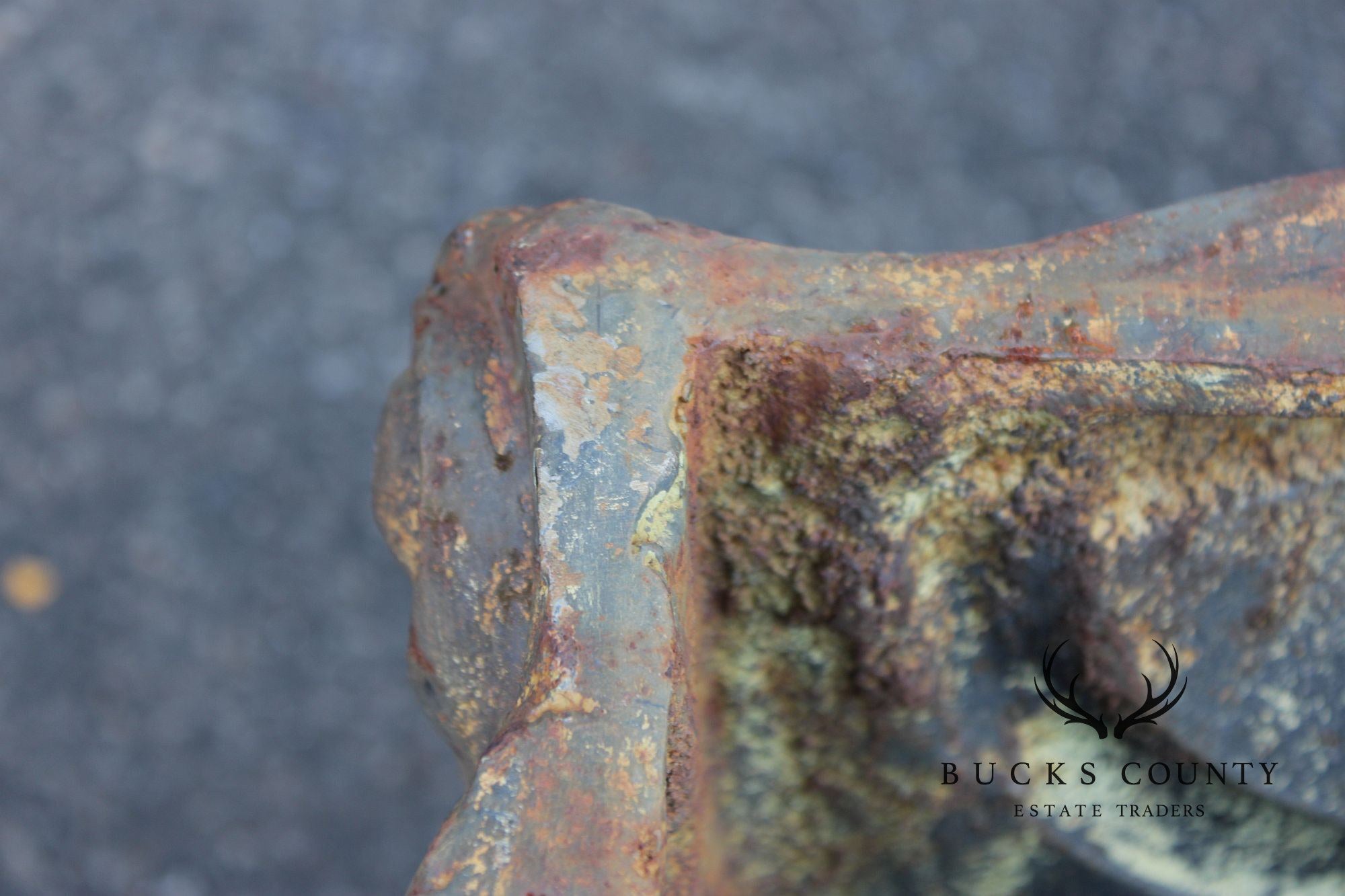 Neoclassical Style Pair Of Cast Iron Garden Planters Or Pedestal Bases