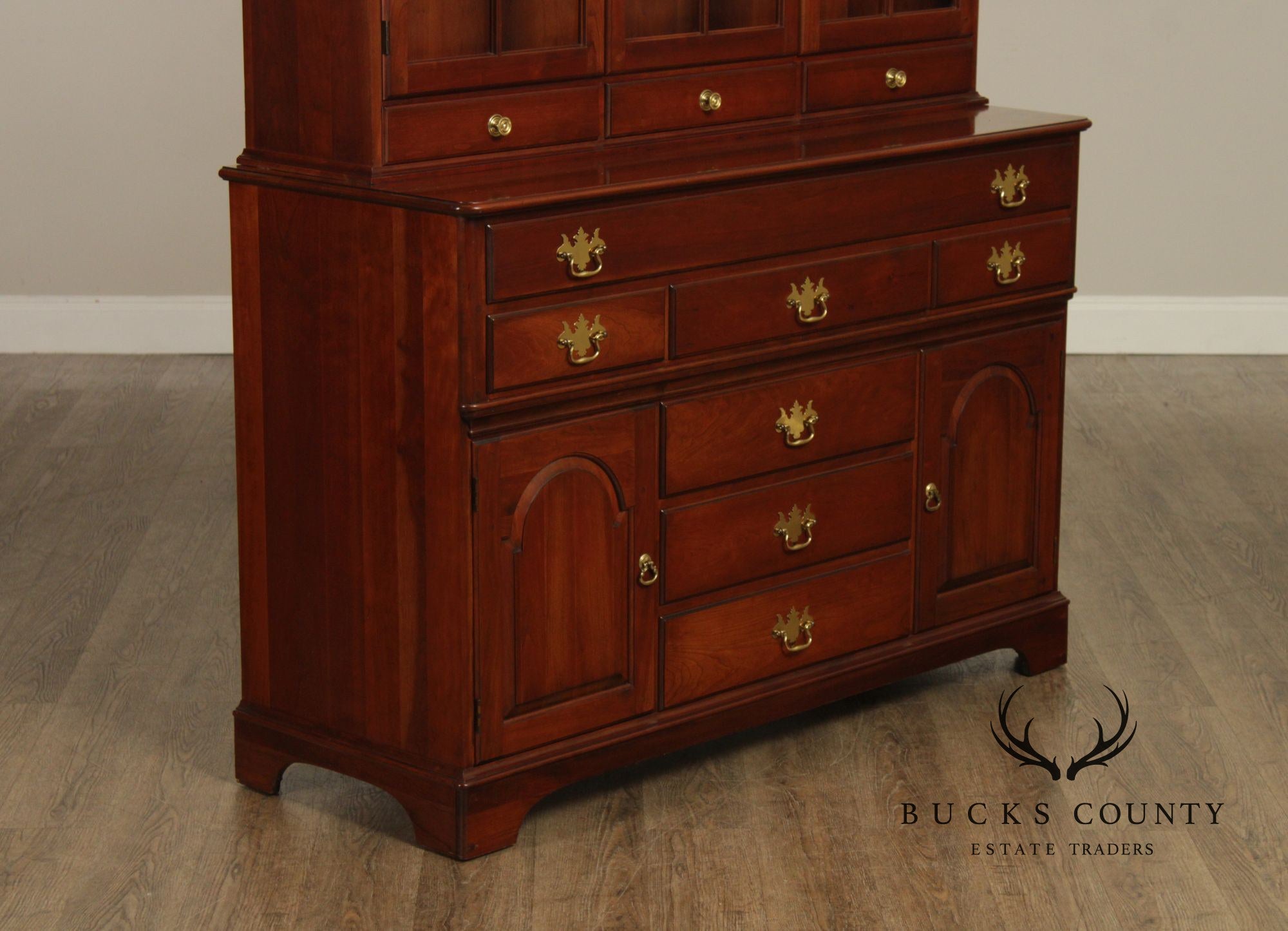 Pennsylvania House Cherry Chippendale Style China Cabinet