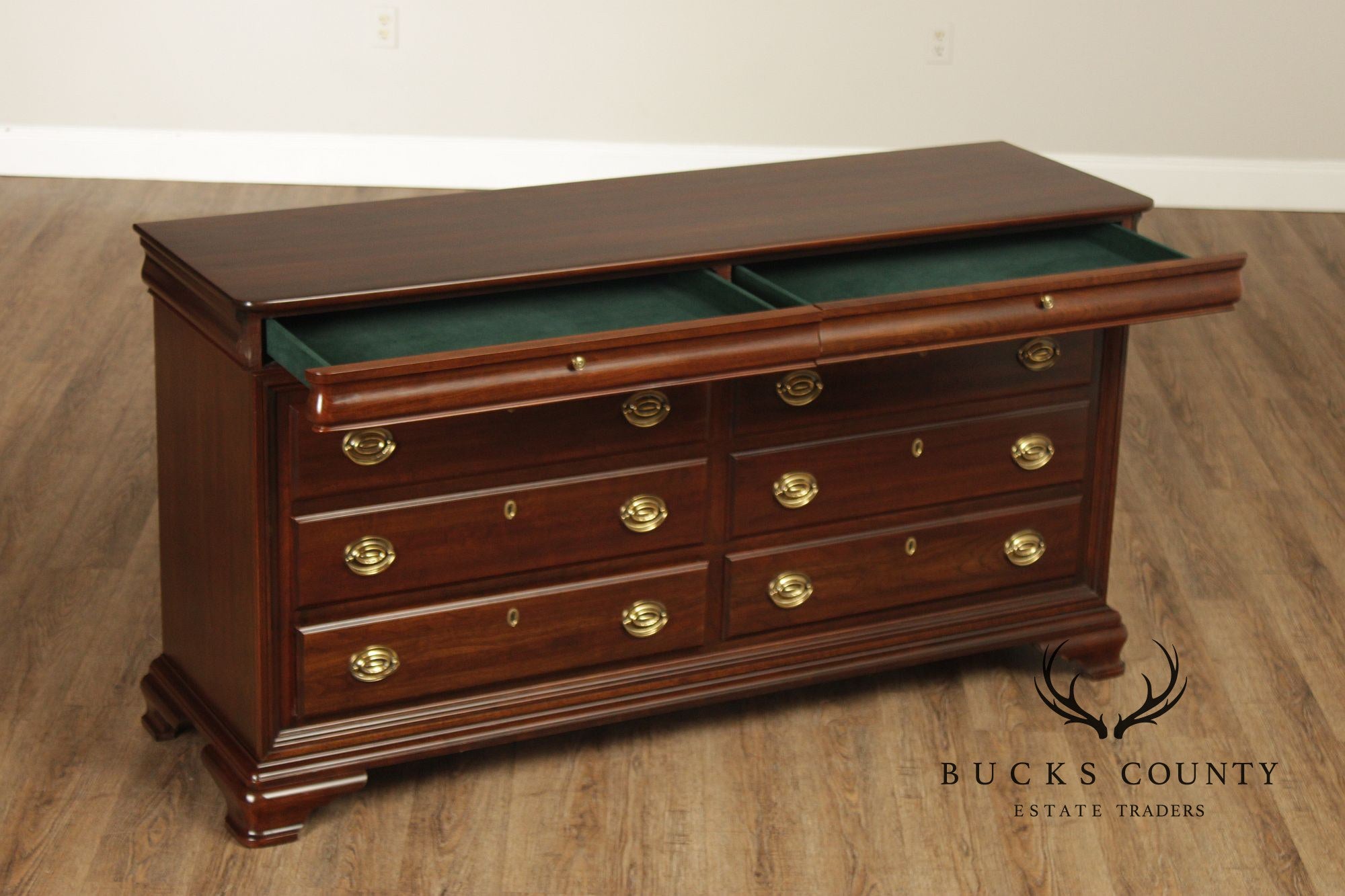 Jamestown Sterling Cherry Double Dresser
