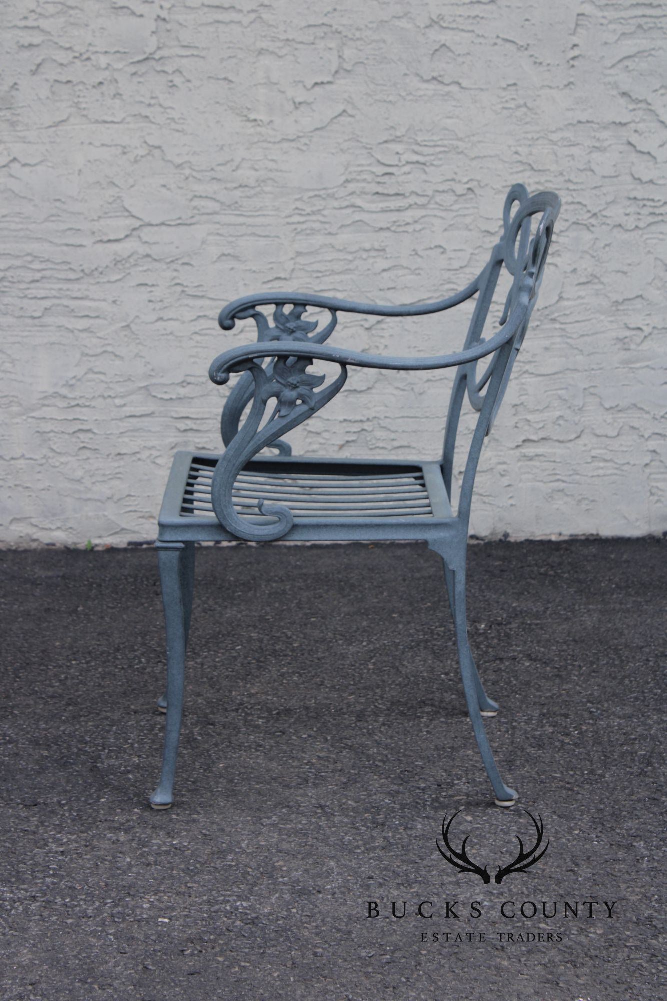 Brown Jordan Six-Piece Cast Aluminum 'Day Lily' Outdoor Patio Dining Set