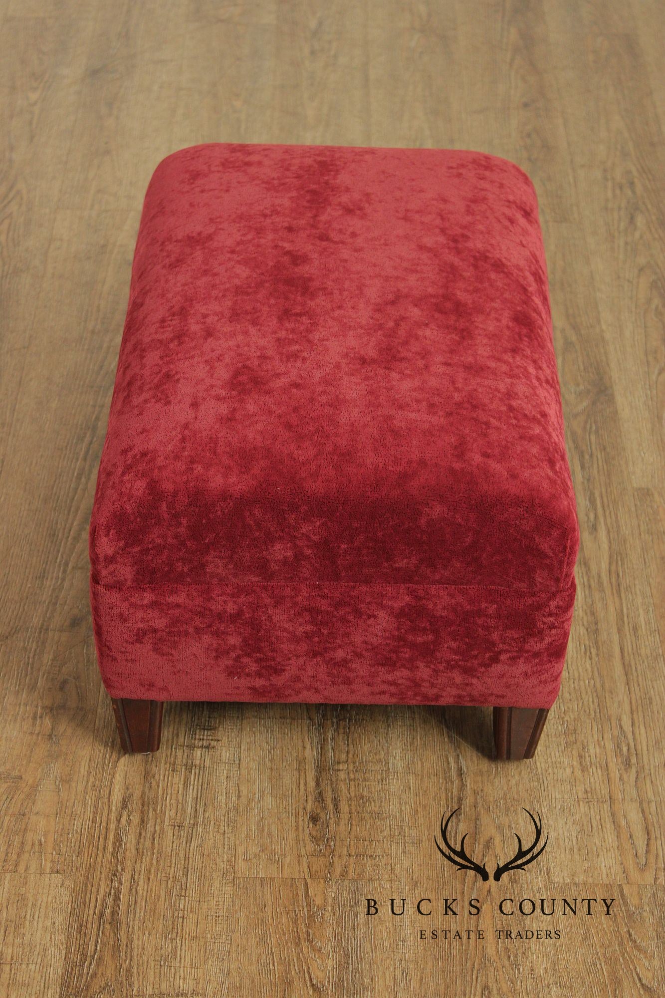 Vintage Upholstered Ottoman