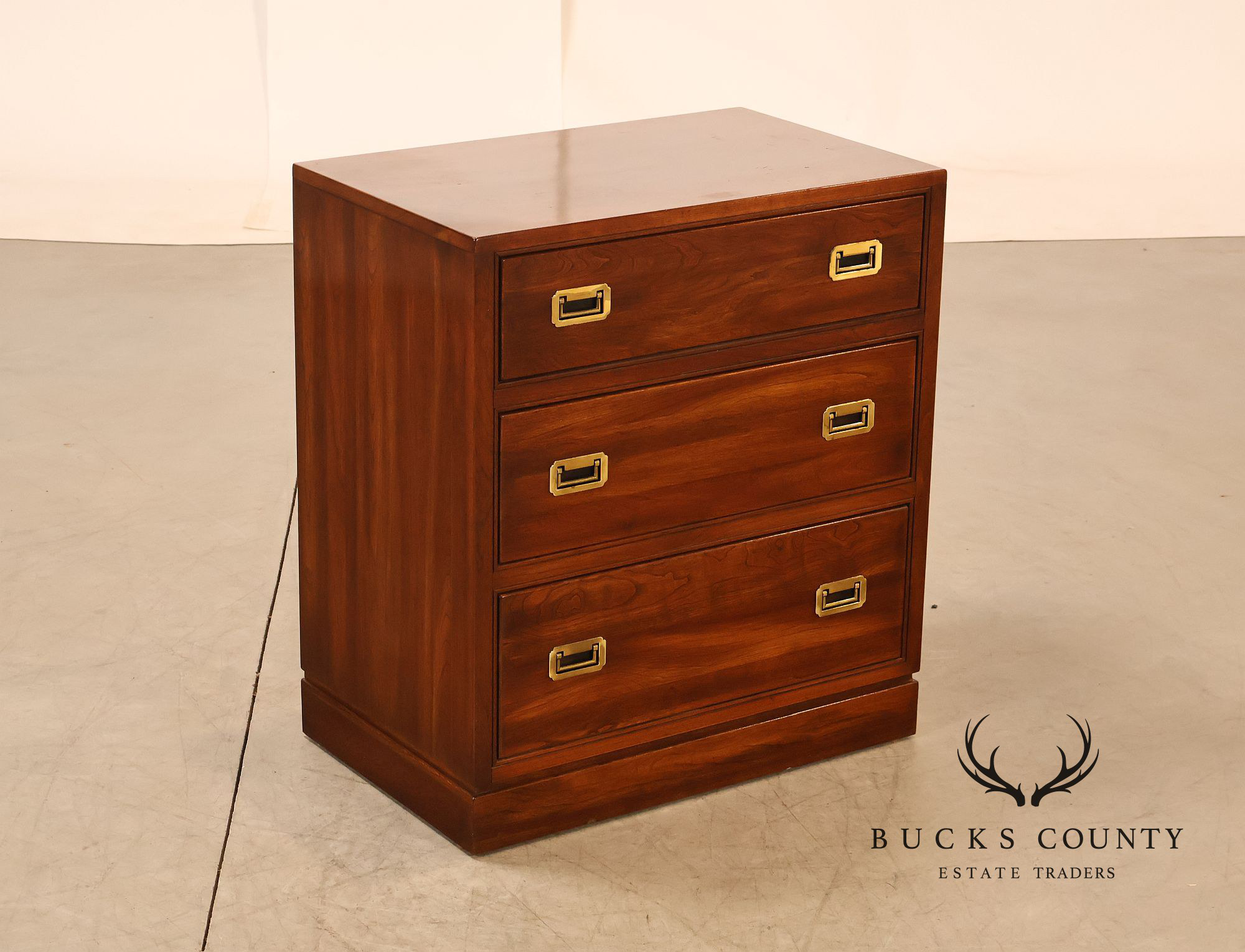 Ethan Allen Campaign Style Chest of Drawers