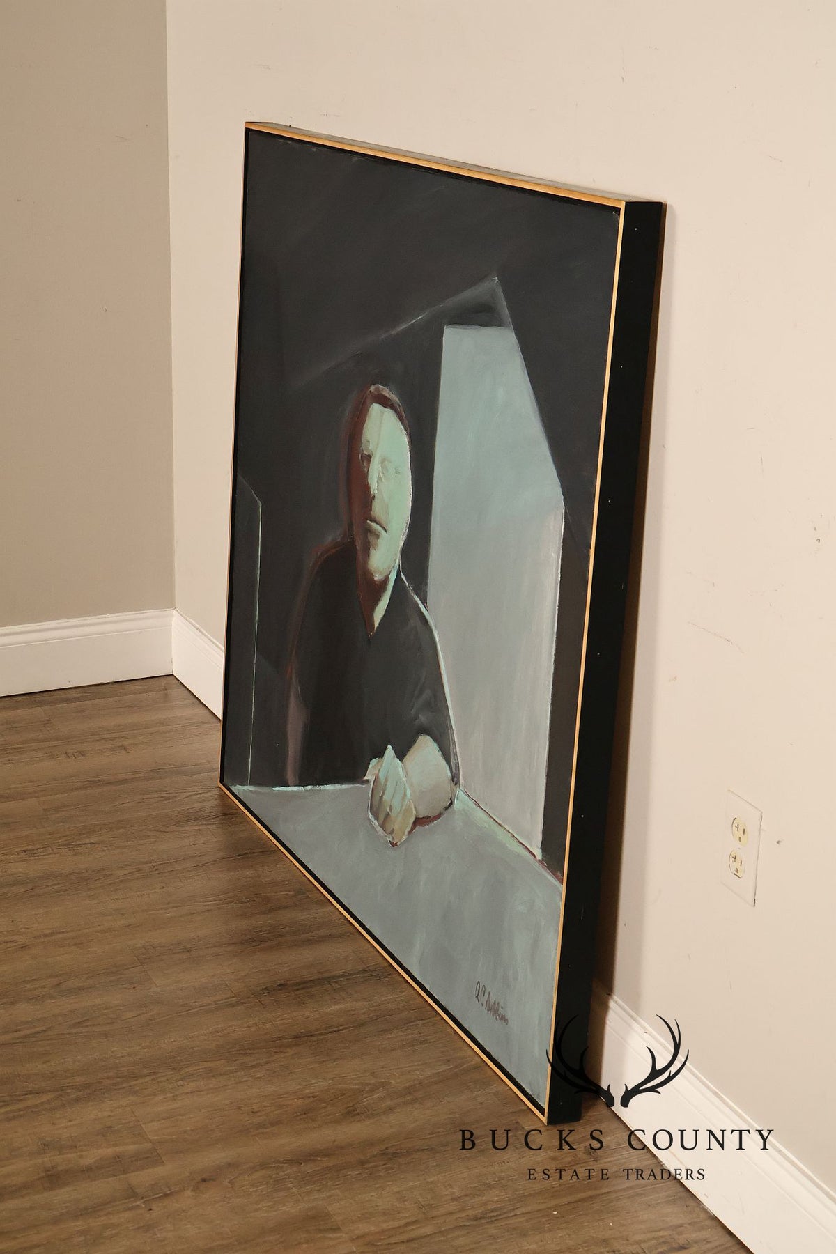 Anne Cooper Dobbins Oil Painting, 'The Engineer'