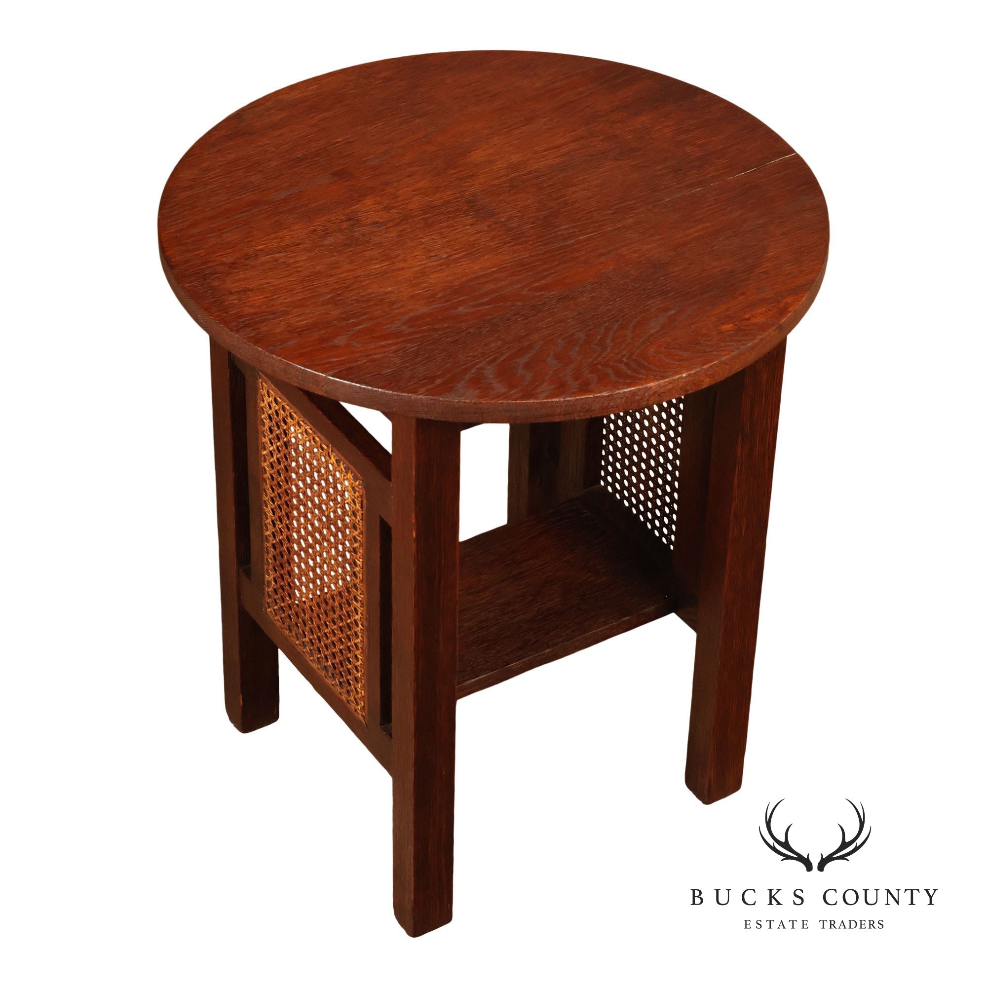 Stickley Brothers Arts And Crafts Oak Side Table