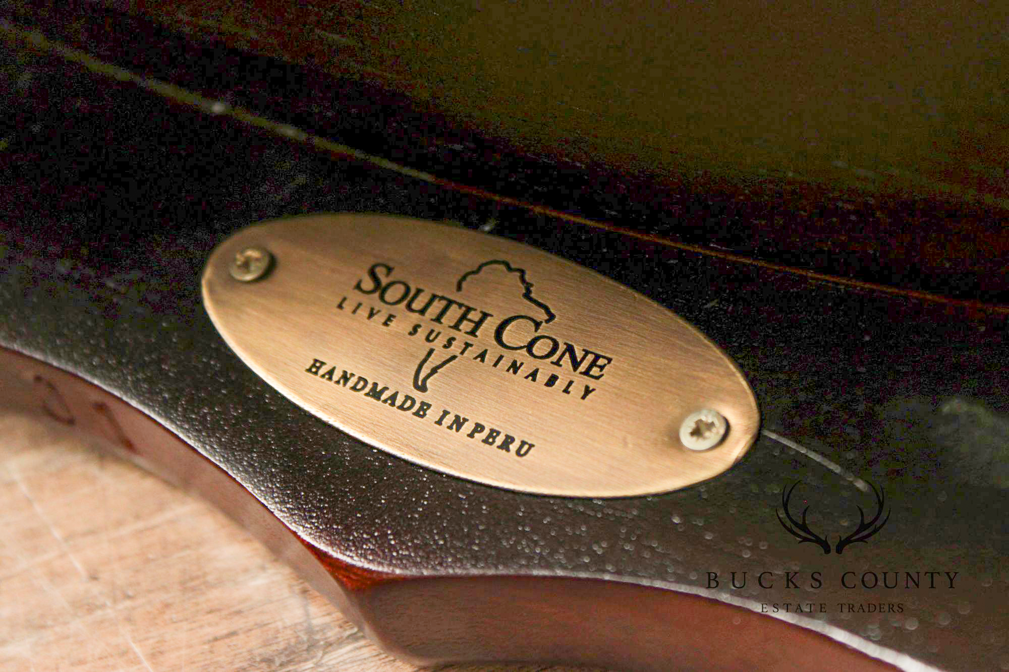 South Cone Regency Style Eglomise Three Tier Etagere Stand