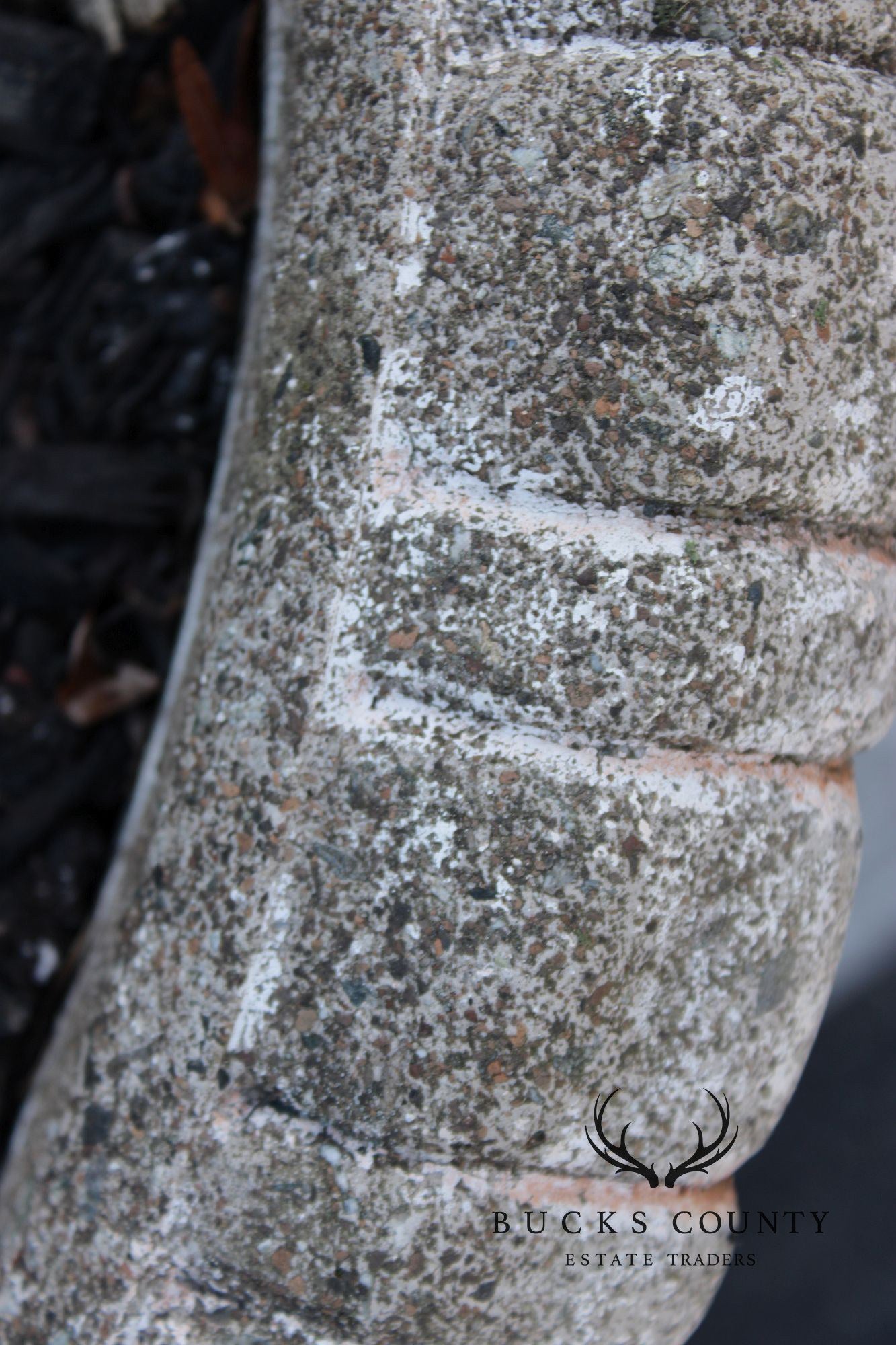 Classical Style Pair of Cast Stone Garden Urns