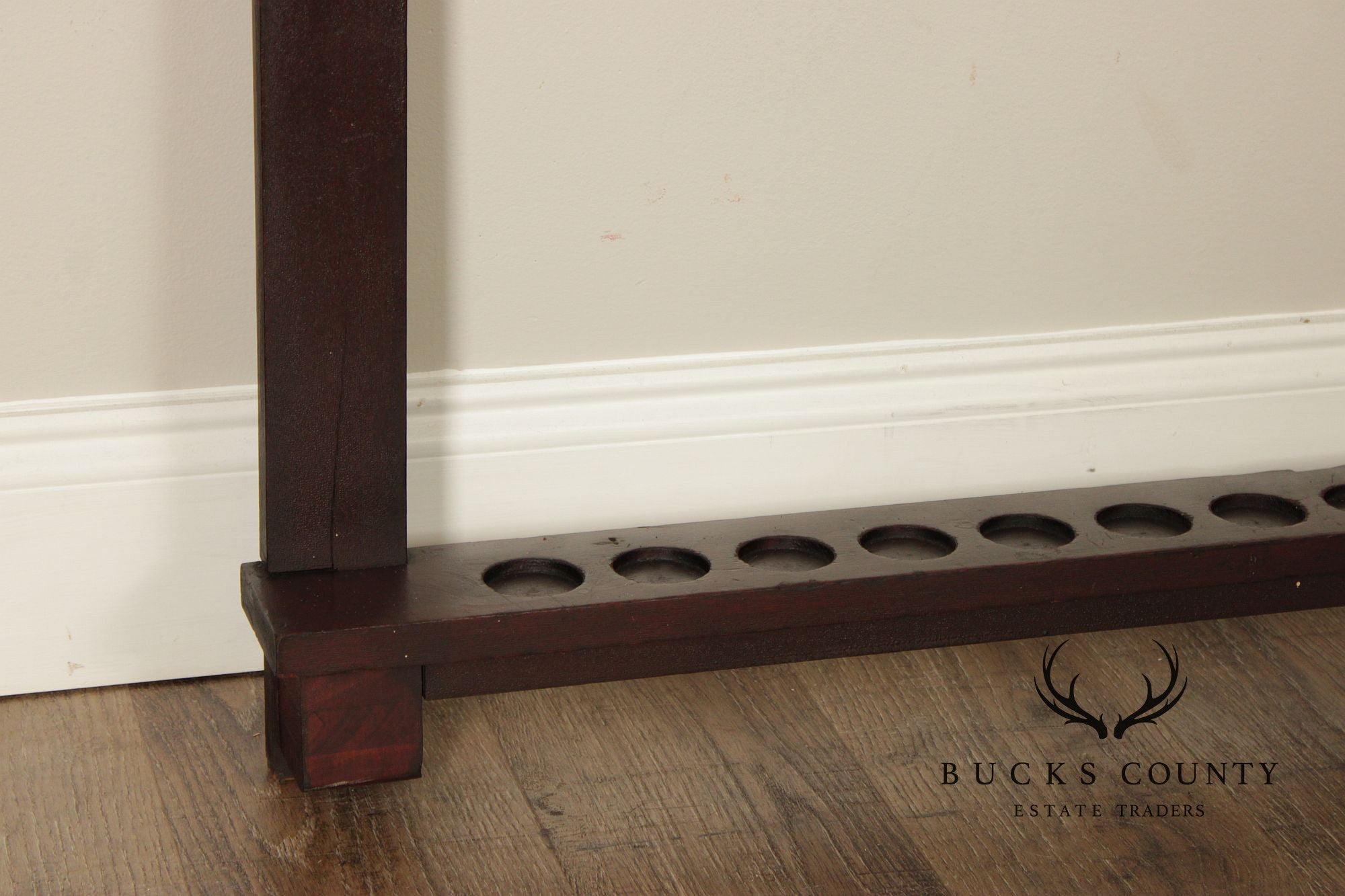 Antique Brunswick Balke Collender Company Billiards Cue Rack