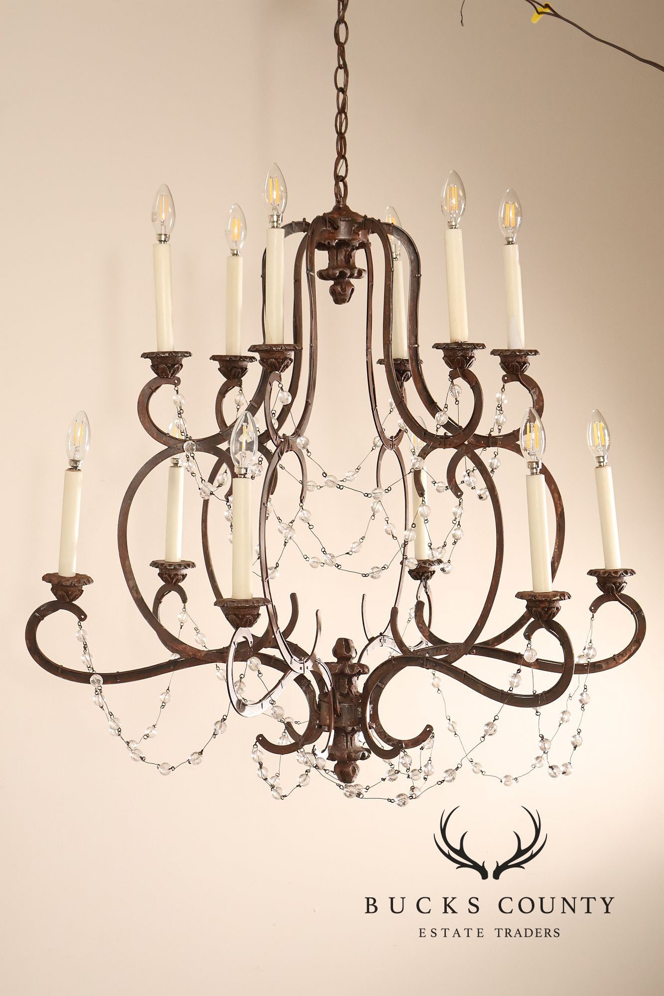 Niermann Weeks Avignon Iron Chandelier