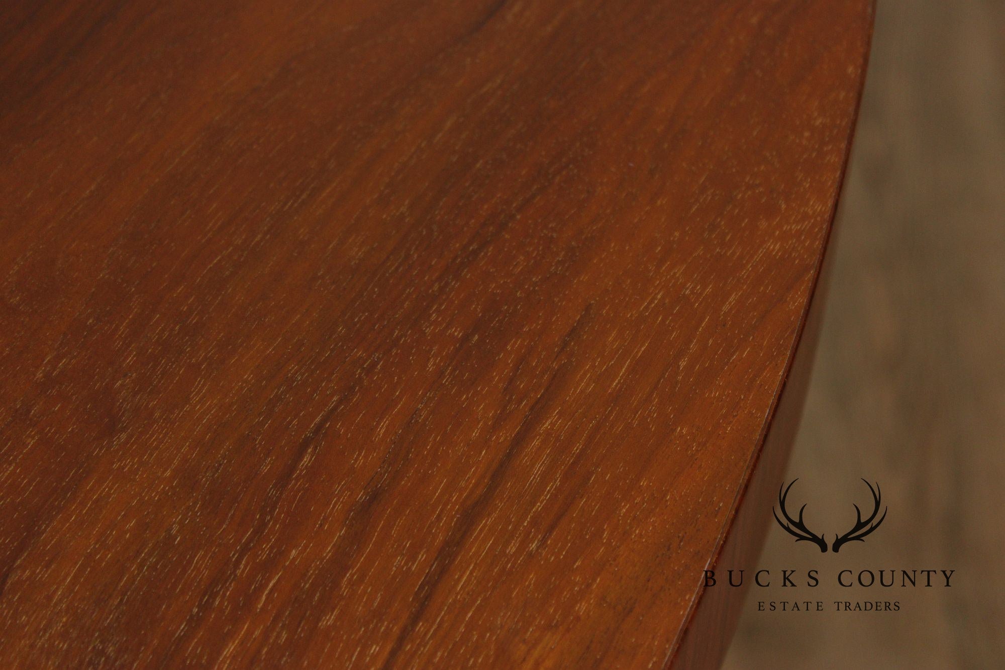 Acanto Luxury Furniture French Art Deco Style Oval Walnut Extendable Dining Table