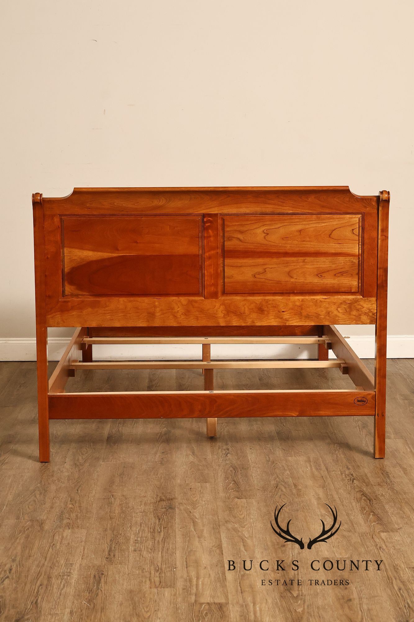 Stickley Solid Cherry Full Size Sleigh Bed
