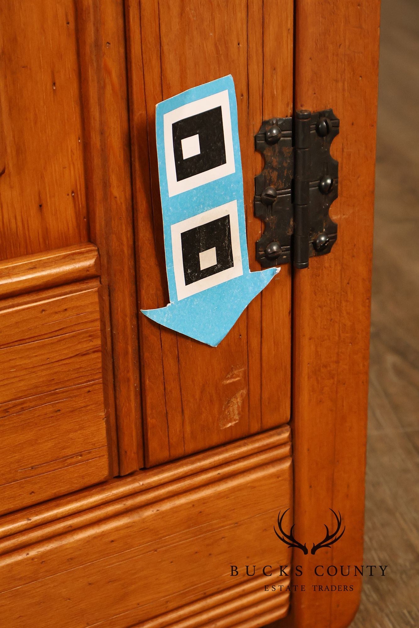 Southwestern Style Two Door Storage Or Pantry Cupboard