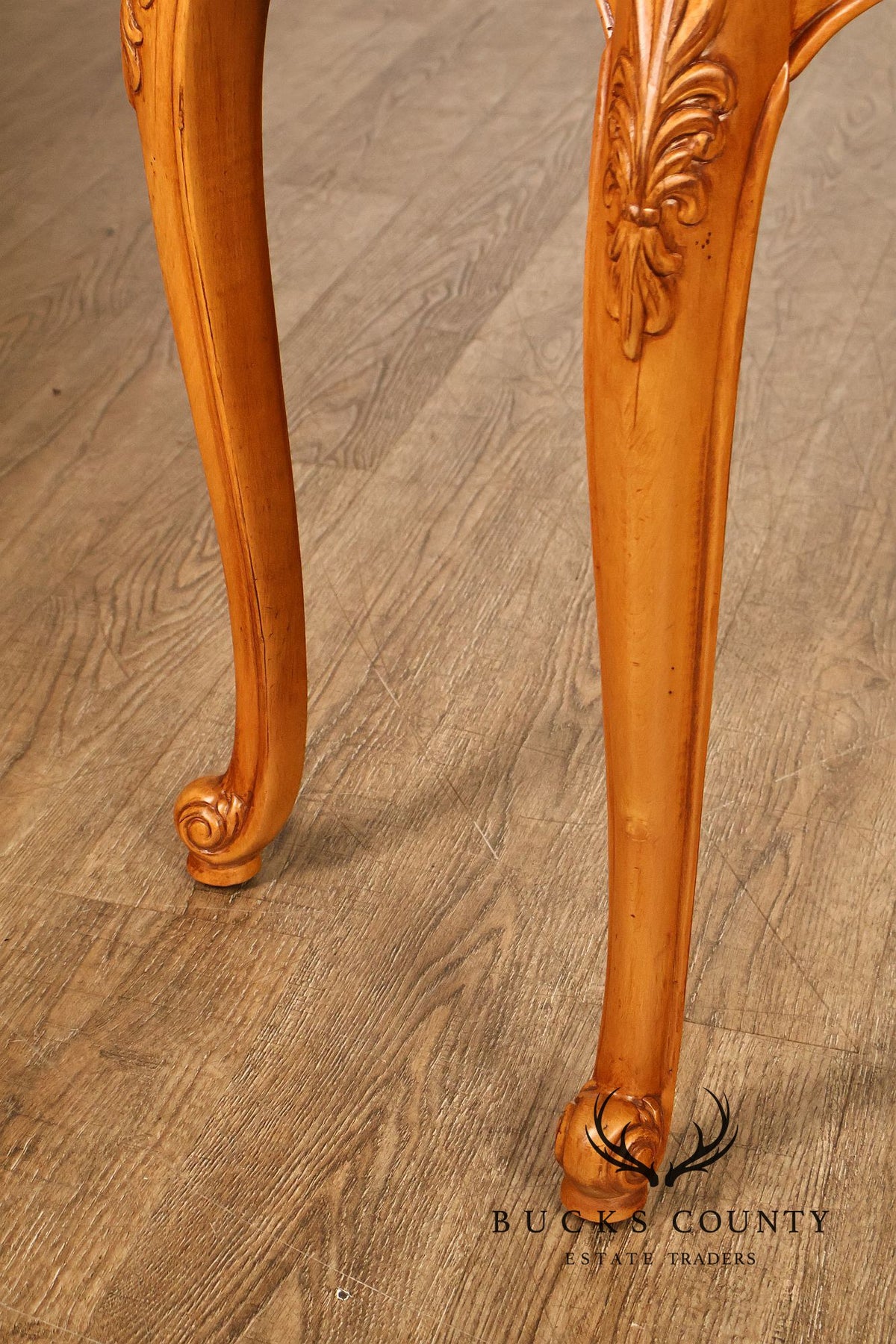 Ethan Allen 'Legacy' Carved Maple Console