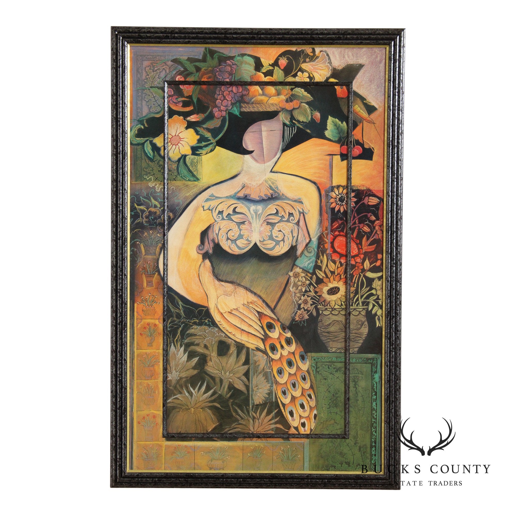 Expressionist Style Large Framed Print