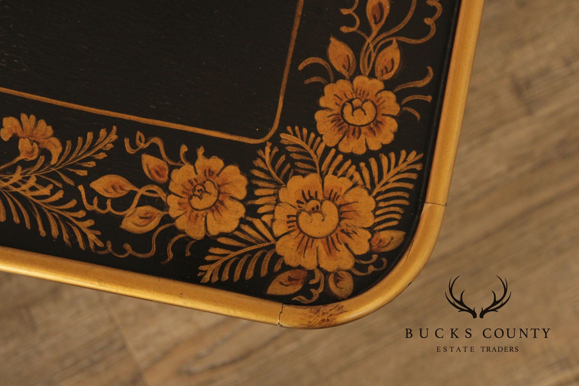 Wellington Hall Chinoiserie Decorated Faux Bamboo Coffee Table
