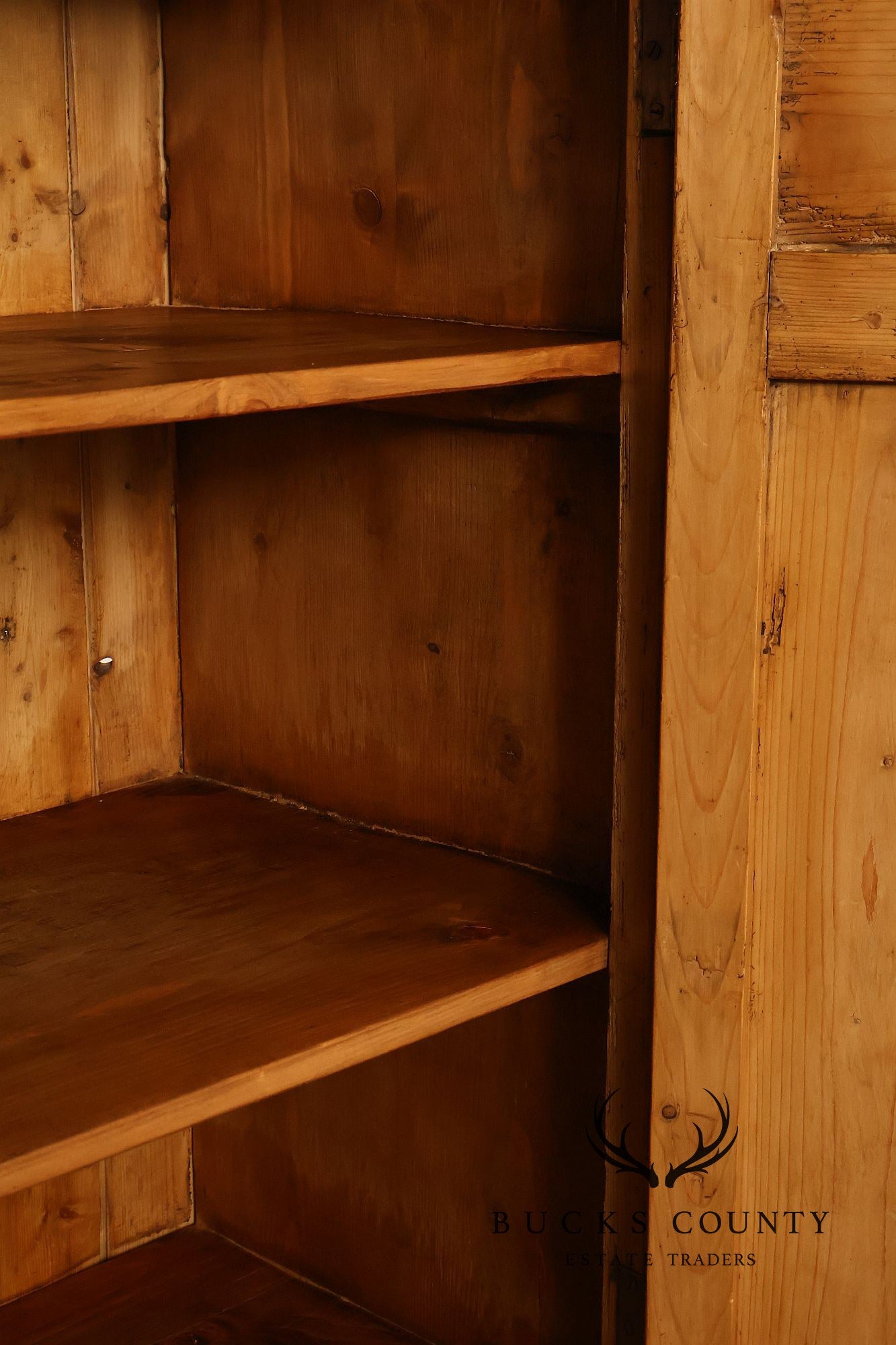 Pine Country Style Armoire Cabinet With Drawers