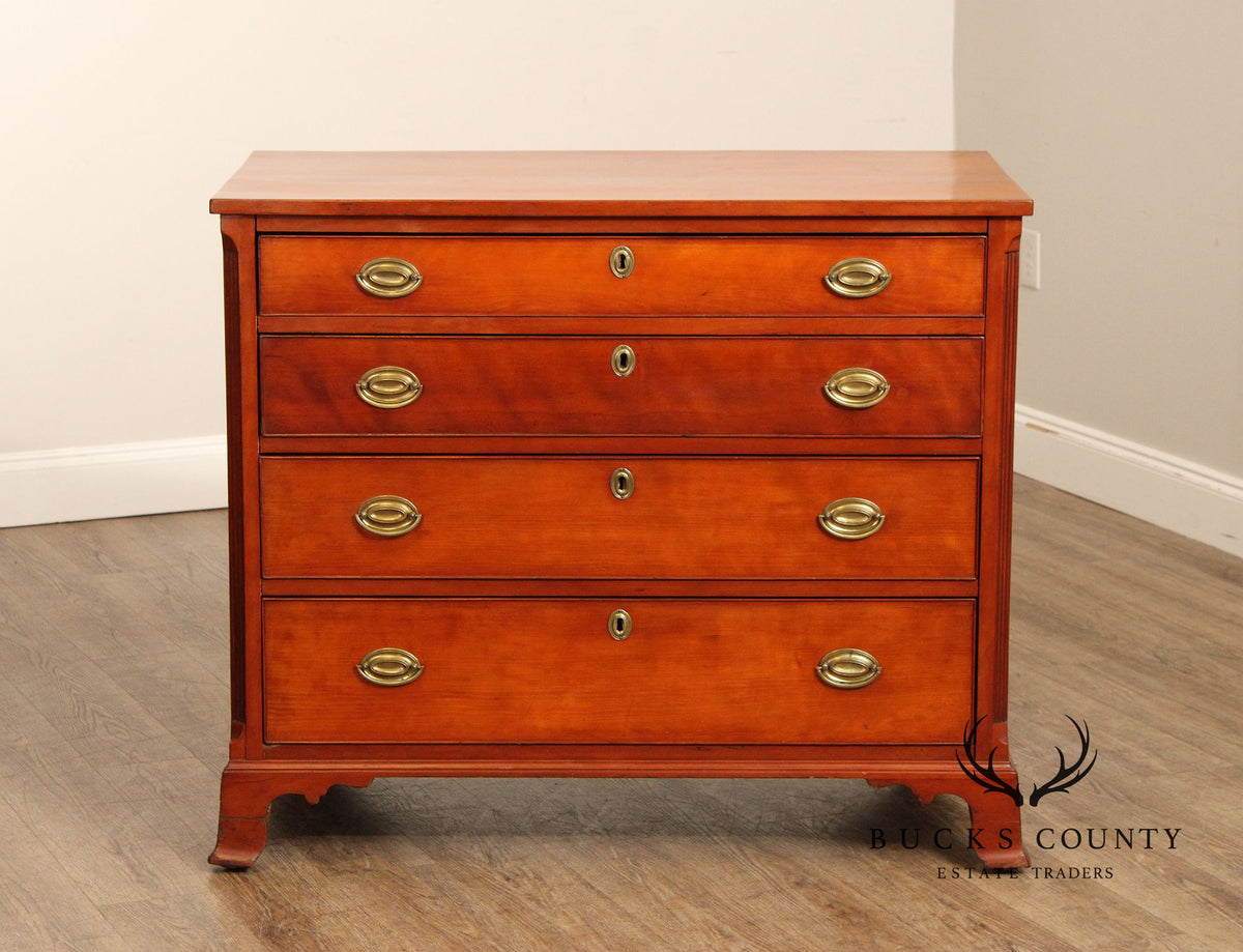 Antique Chippendale Mid-Atlantic Cherry Chest of Drawers