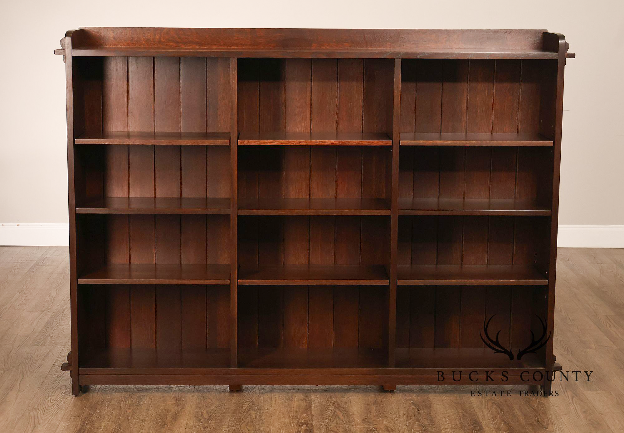 Stickley Mission Collection Oak Open Bookcase