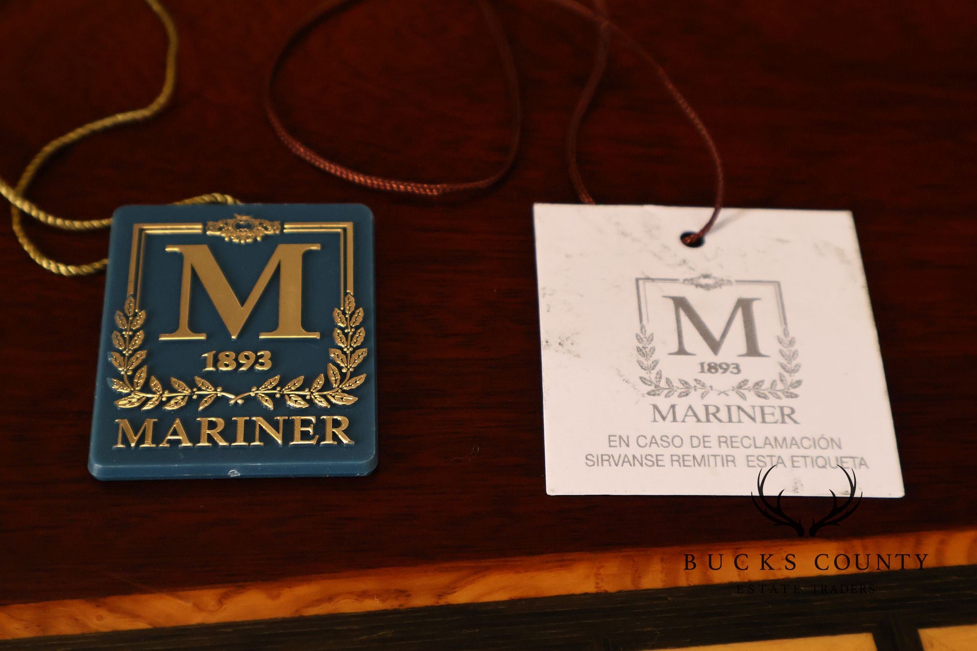 Mariner Neoclassical Empire Style Mahogany Ten Drawer Dresser