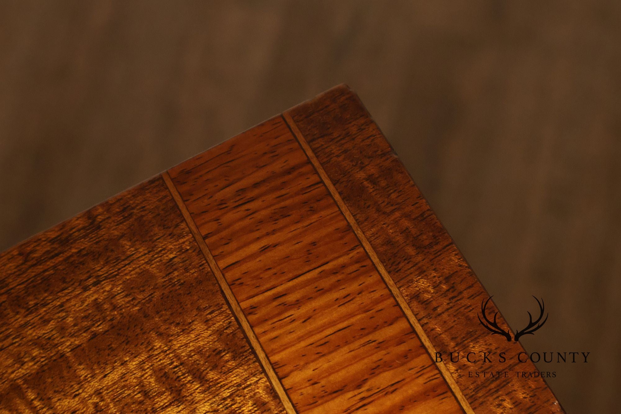 Federal Style Custom Mahogany Sideboard With Inlay And Tambour Door