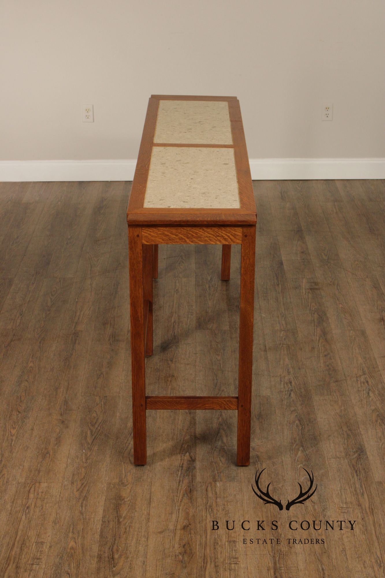 Stickley Mission Collection Oak Counter Height Table