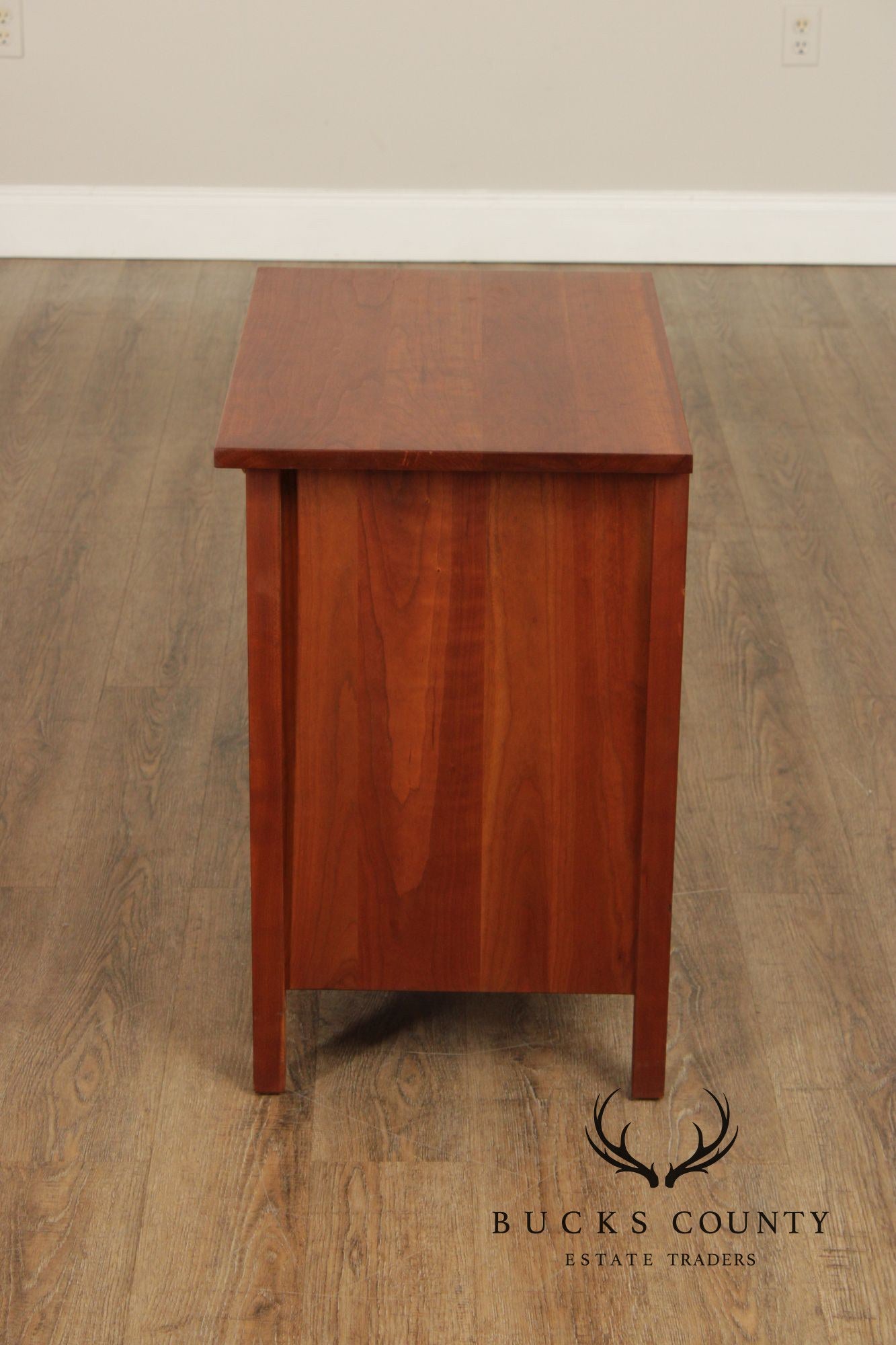 Stickley Mission Collection Harvey Ellis Cherry Three Drawer Nightstand