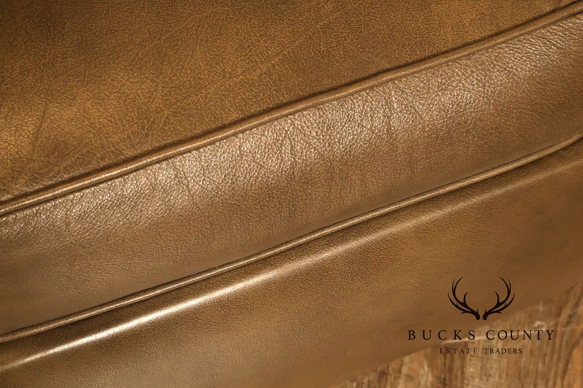Ethan Allen Contemporary Leather Recliner Armchair