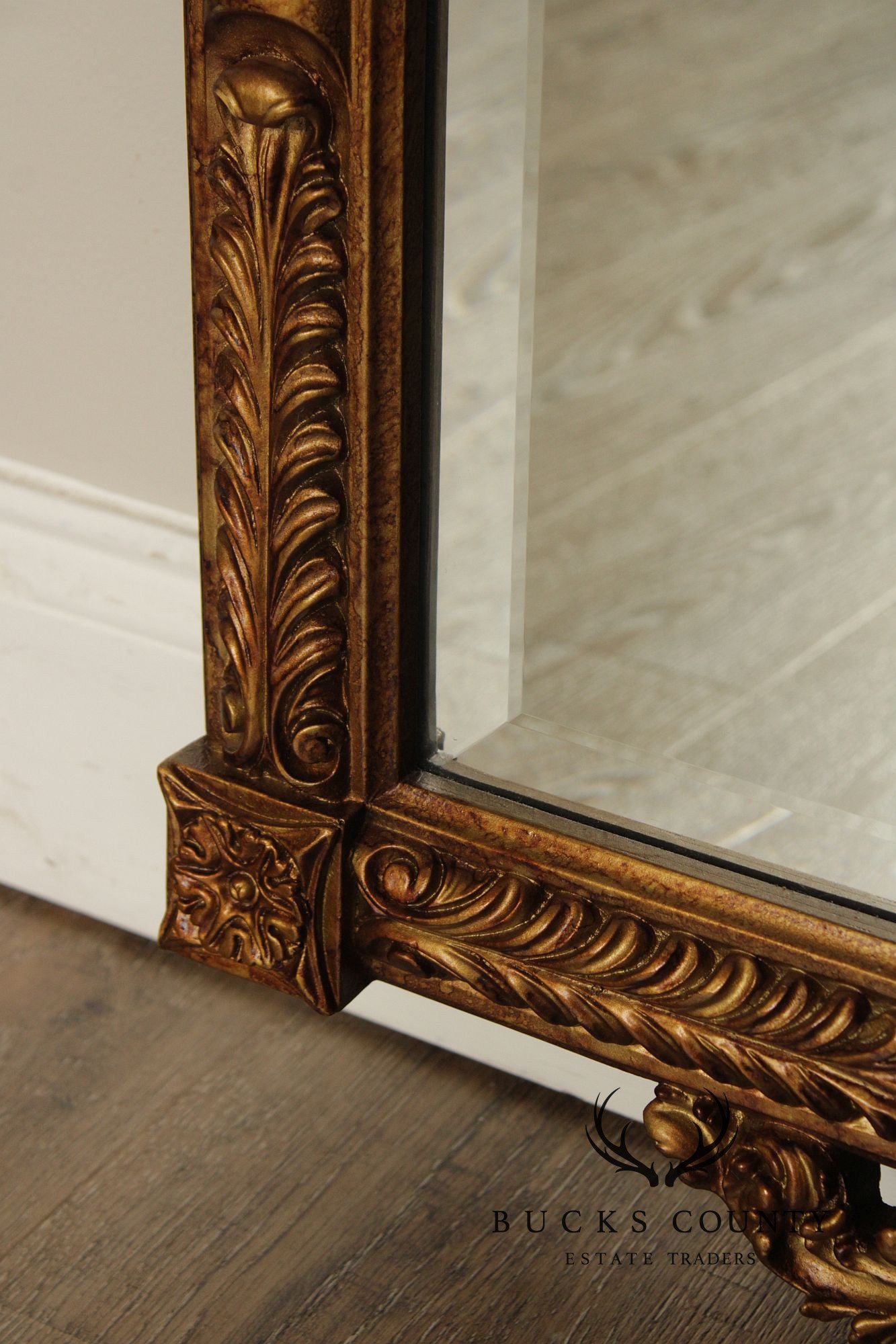 Rococo Style Gilt Carved Wall Mirror
