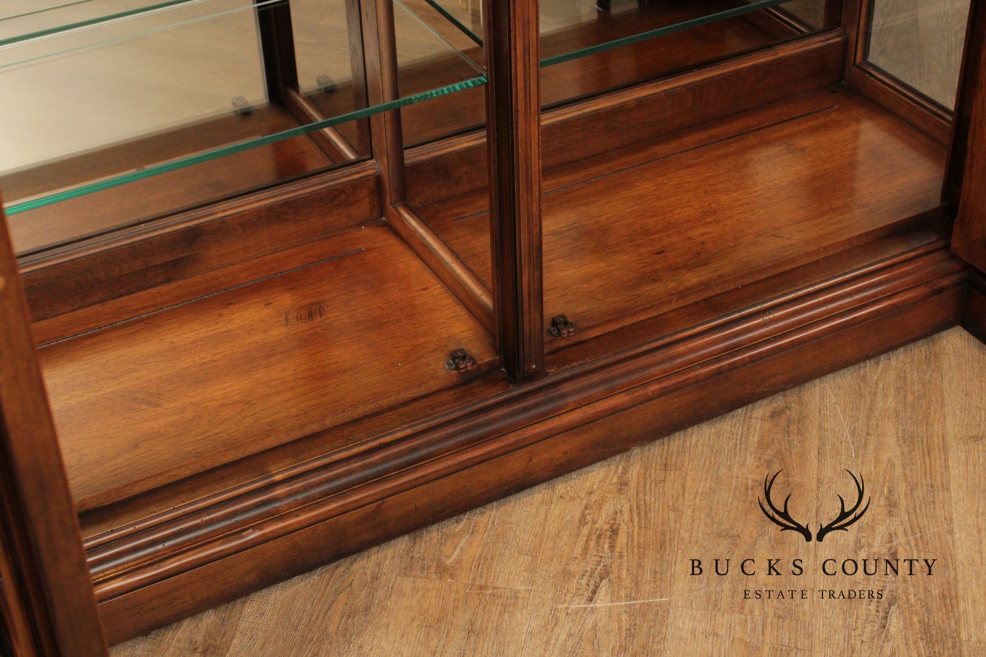 Henredon Monumental French Style Lighted Display Cabinet