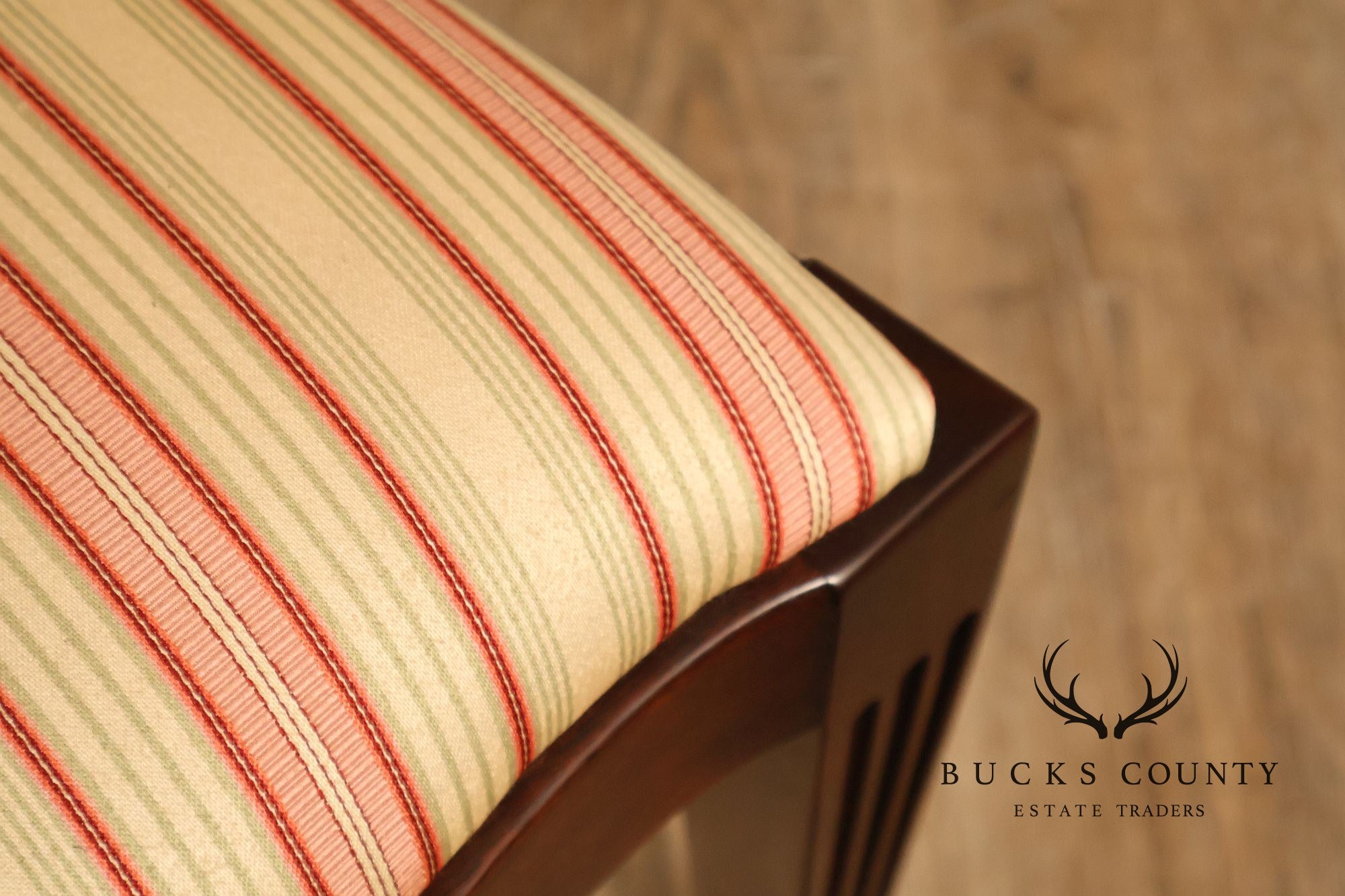 Henkel Harris Mahogany Set Of Eight Lyre Back Dining Chairs