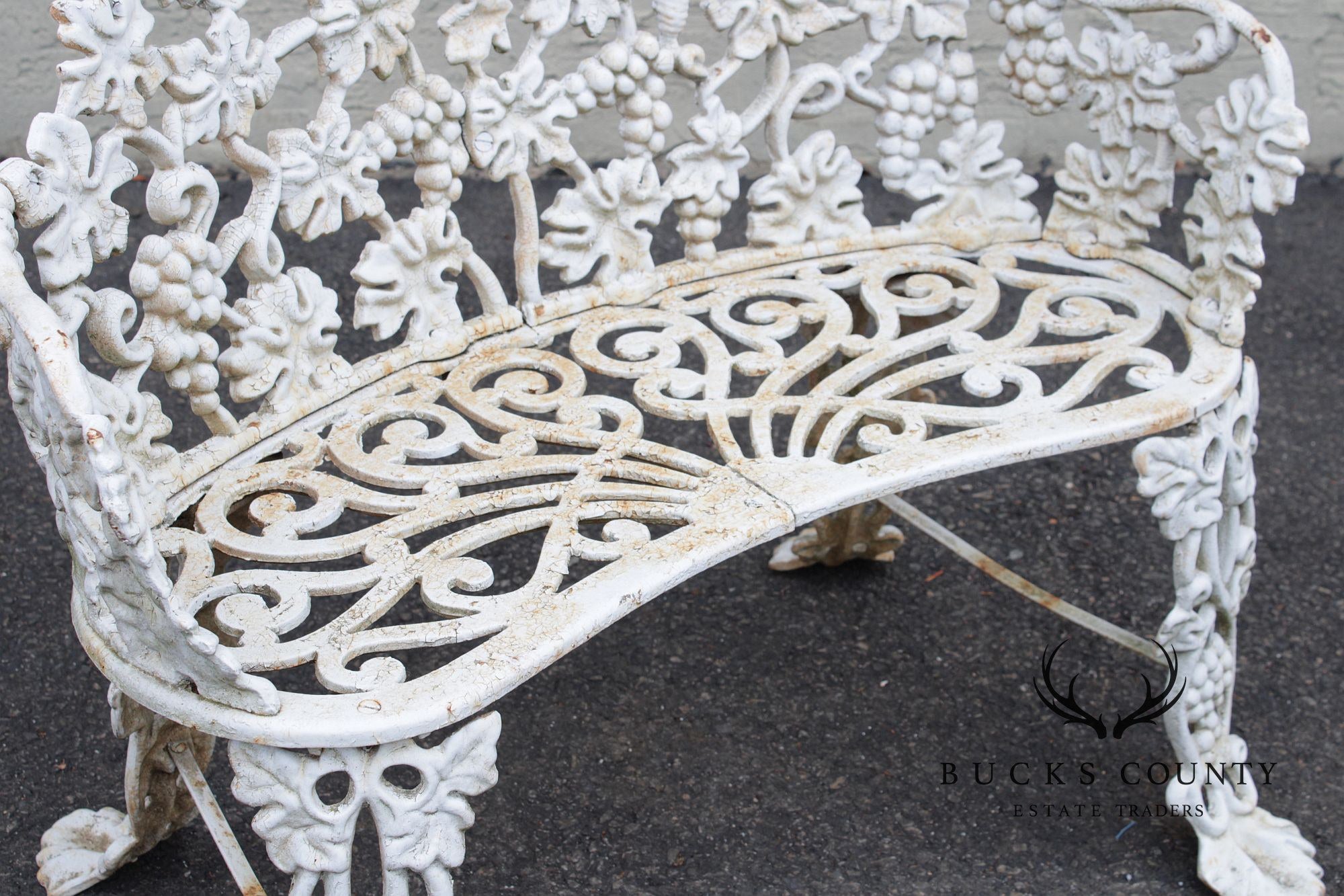 Victorian Style Three-Piece Cast Iron Garden Lounge Set