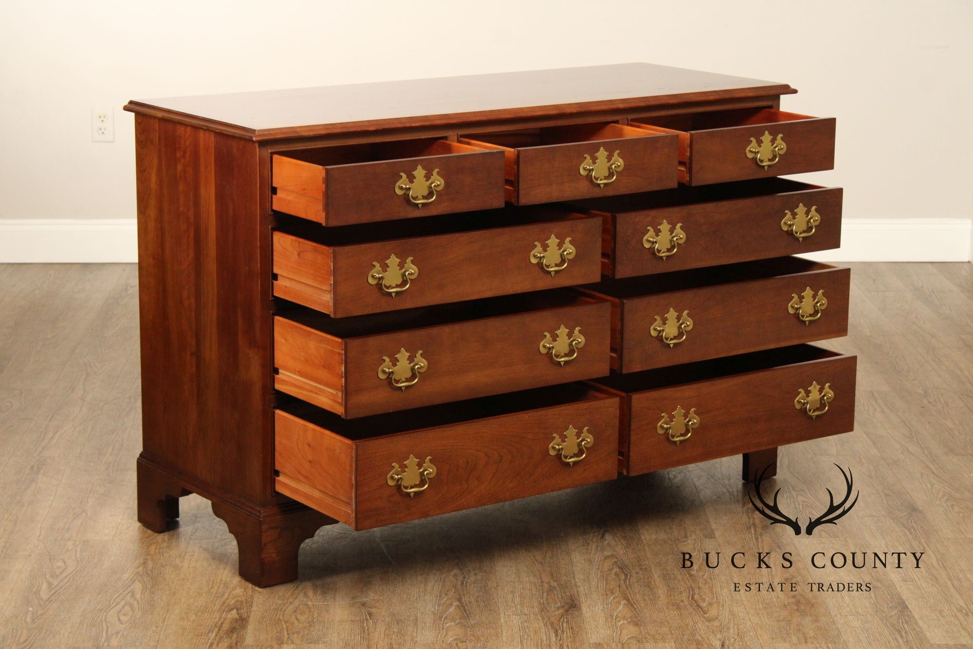 Stickley Chippendale Style Cherry Dresser