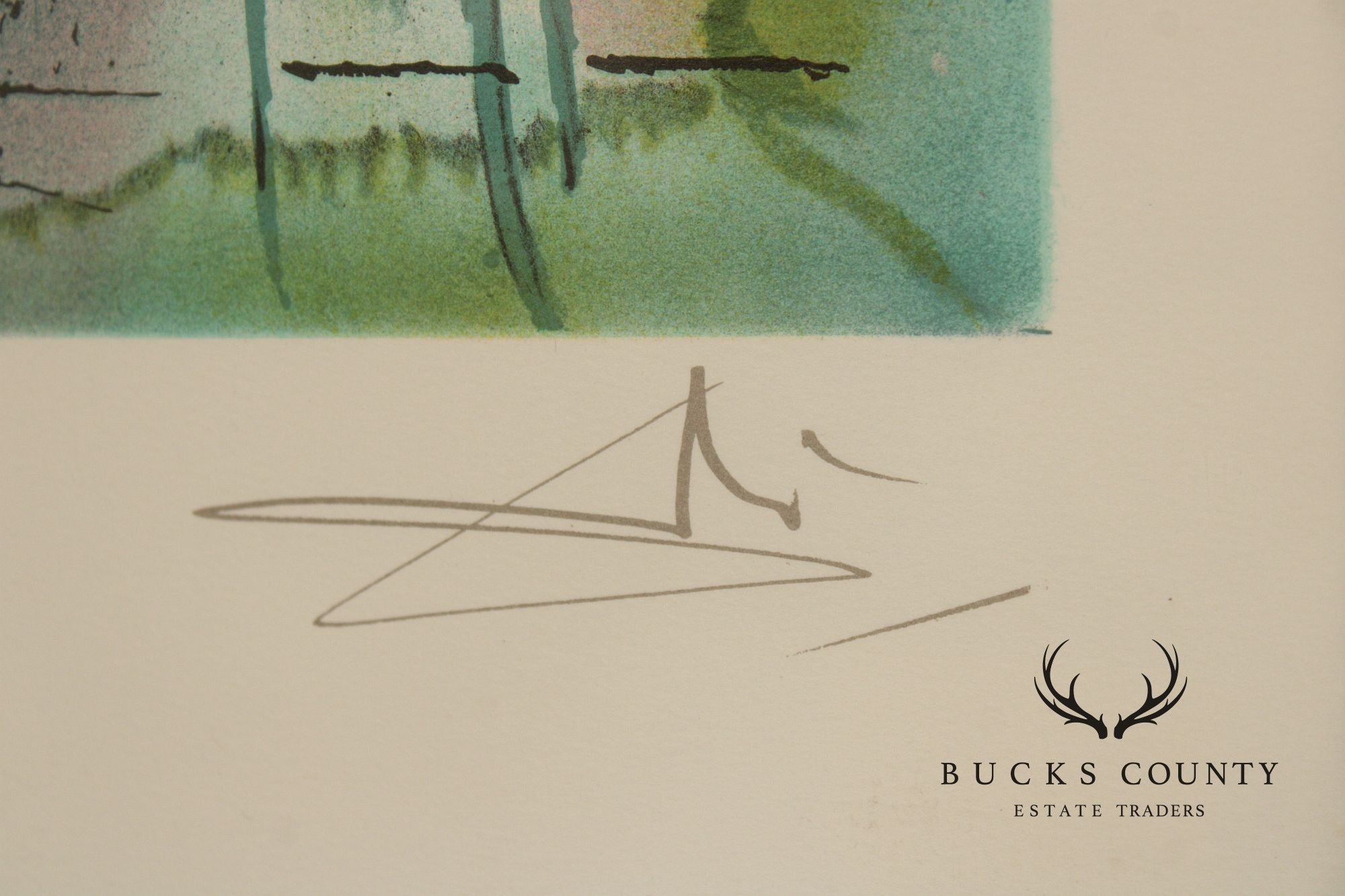 Salvador Dalí Framed Lithograph, 'Cheval De La Mort'