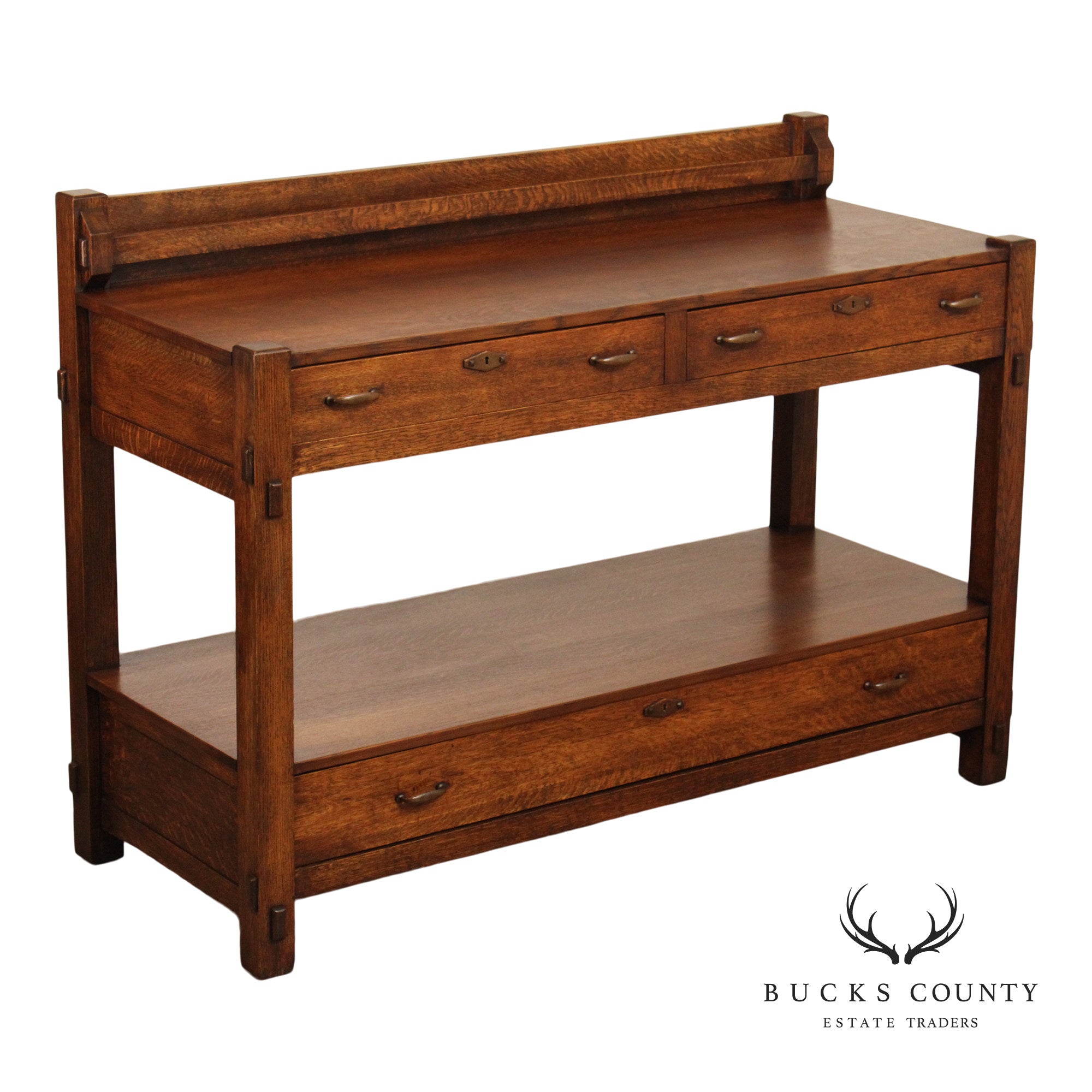 Charles Stickley Antique Mission Oak Sideboard Buffet