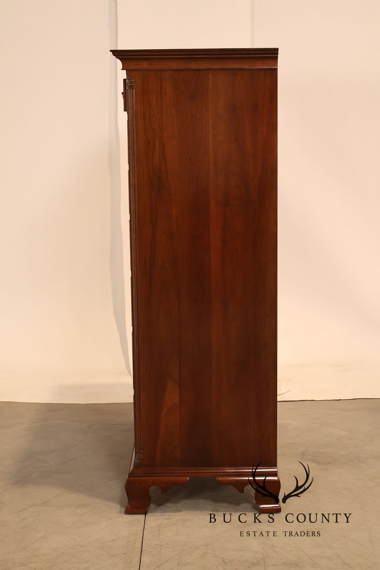 Stickley Chippendale Style Cherry Tall Chest