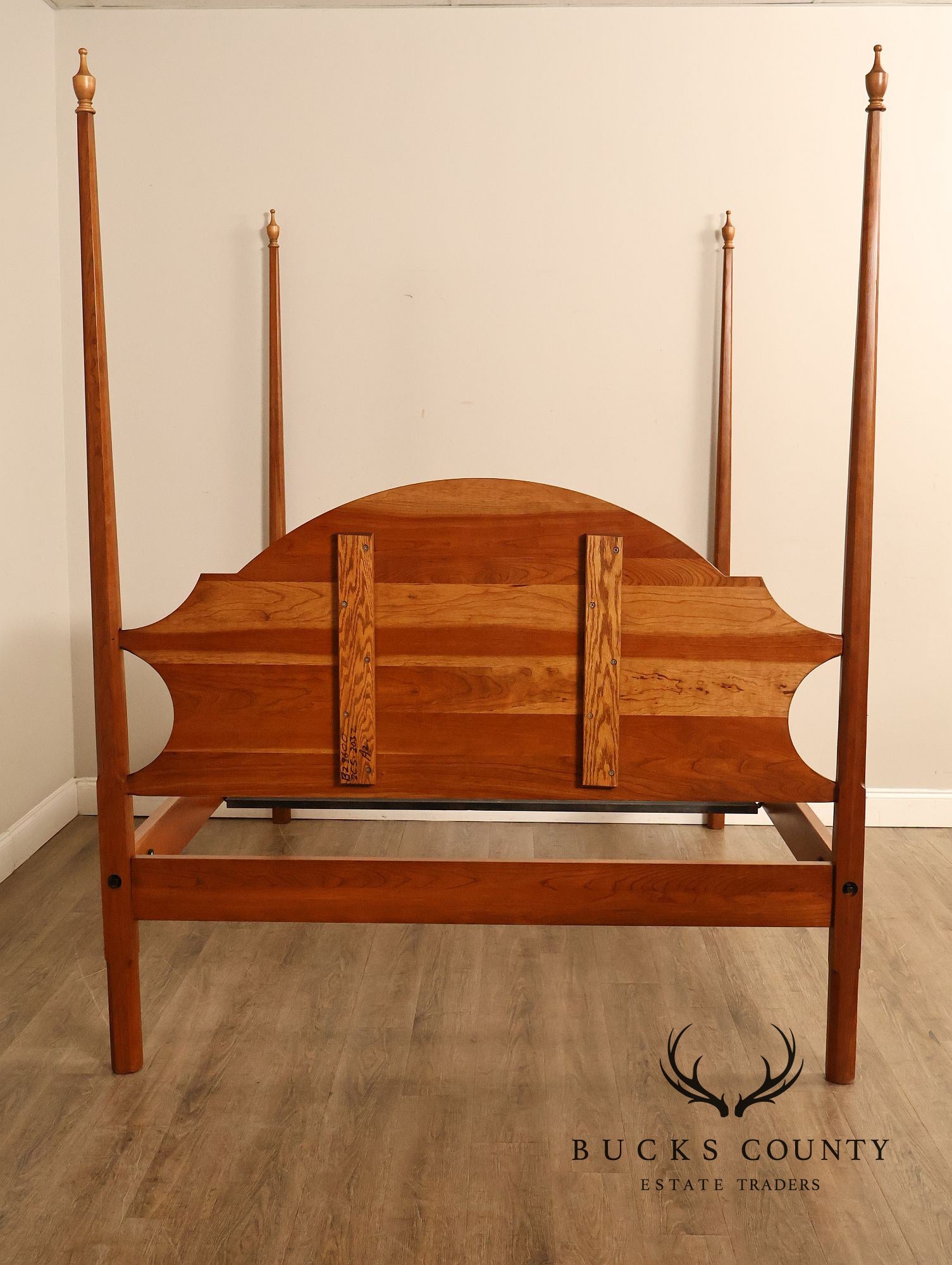 Custom Quality Solid Cherry Queen Size Poster Bed